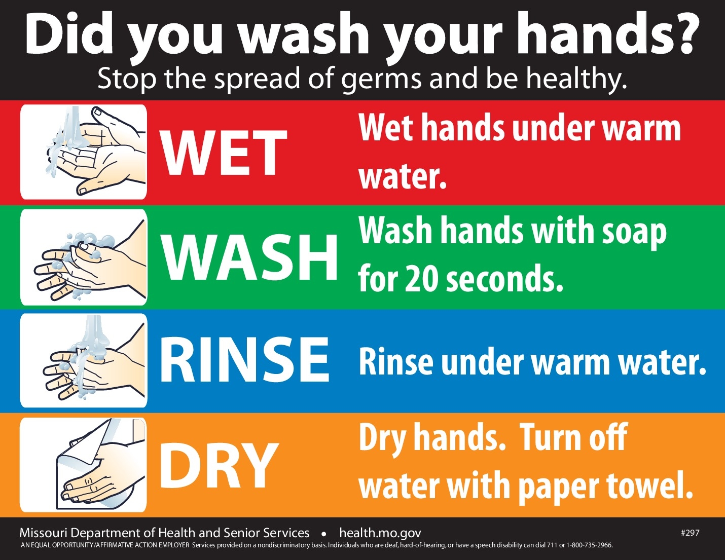 Free MO Handwashing Poster Labor Law Poster 2026