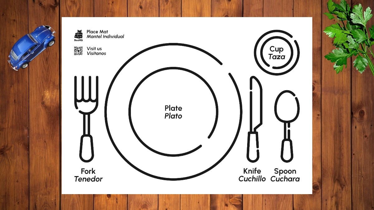 free printable placemat template