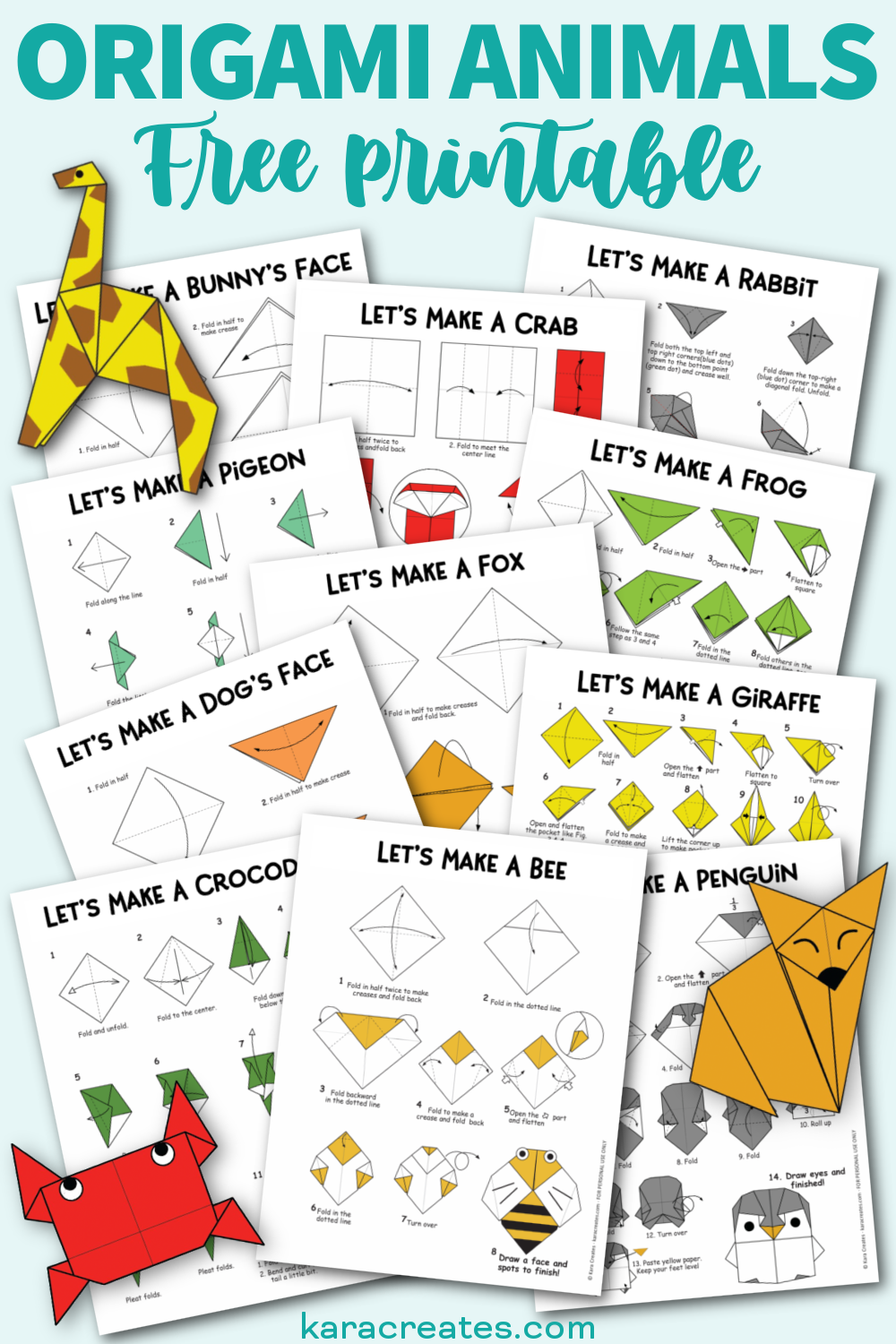 origami printable pdf
