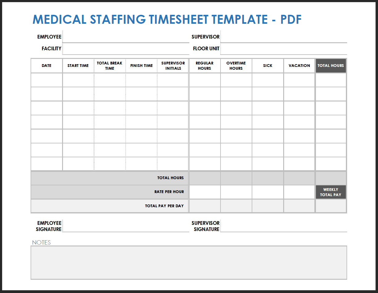 printable time sheets pdf