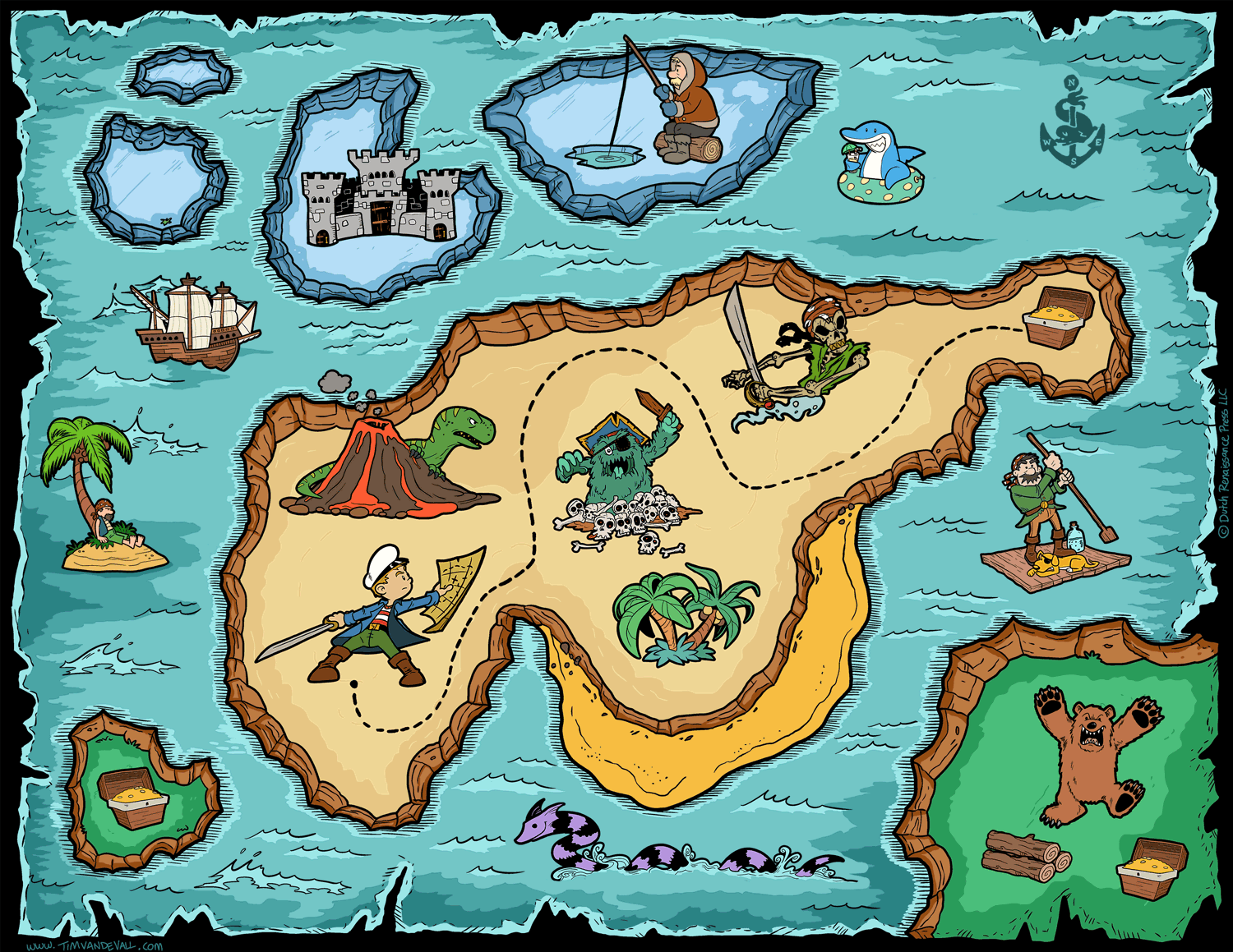free printable treasure map pdf