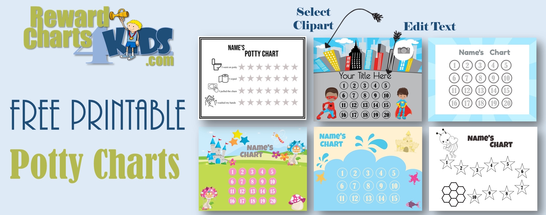 free potty training chart printable pdf