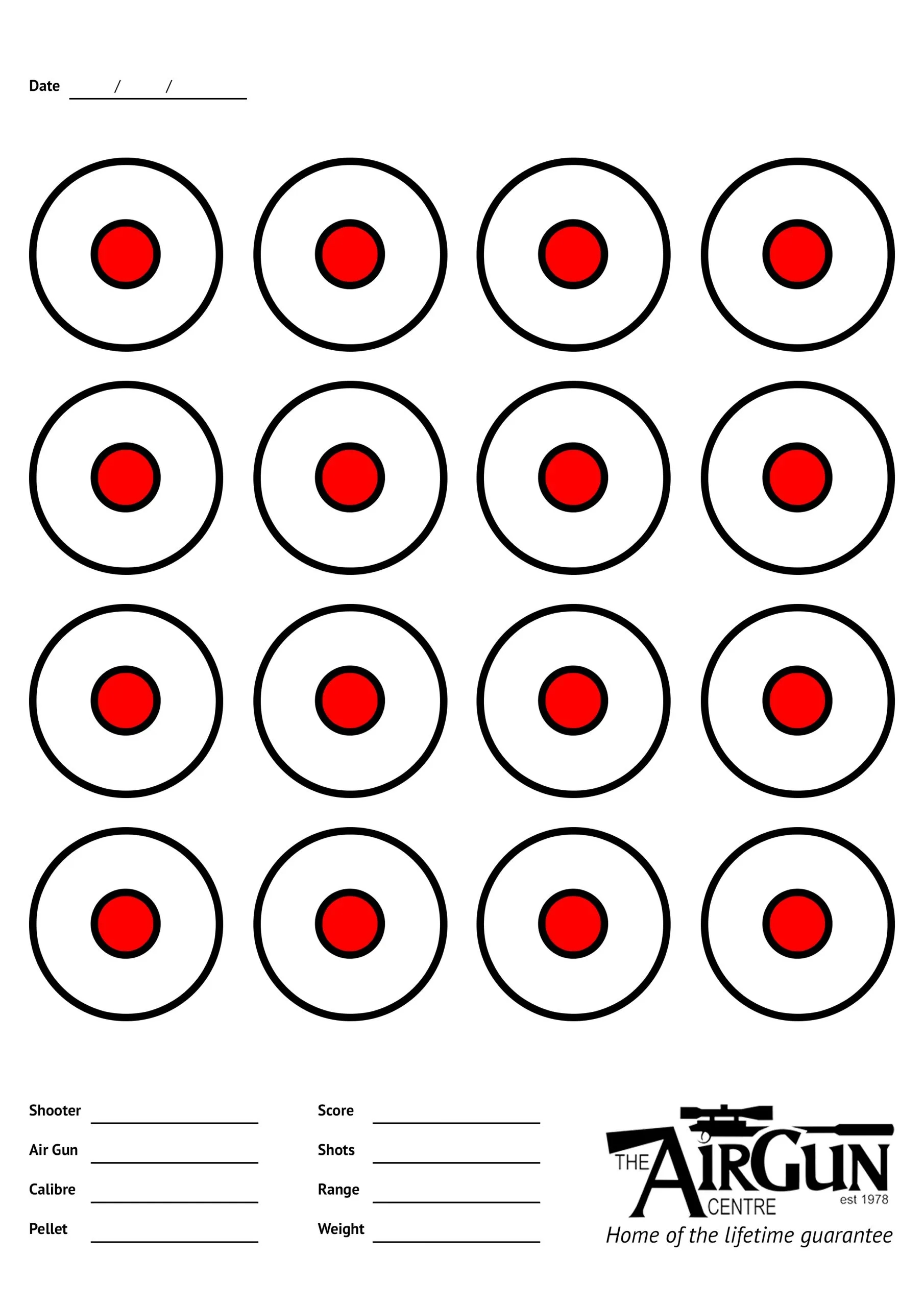 pdf printable targets