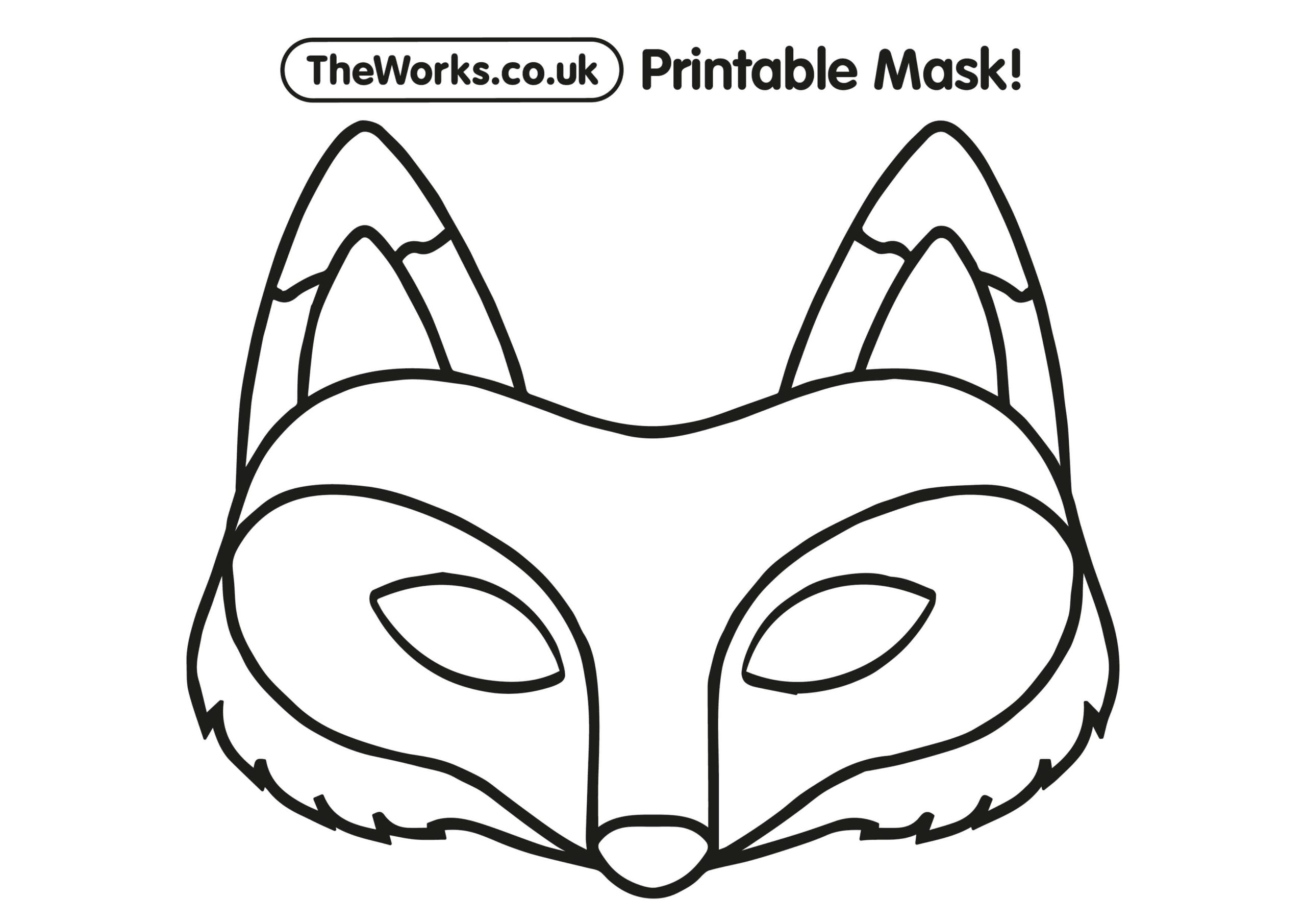 Free Printable Animal Masks The Works