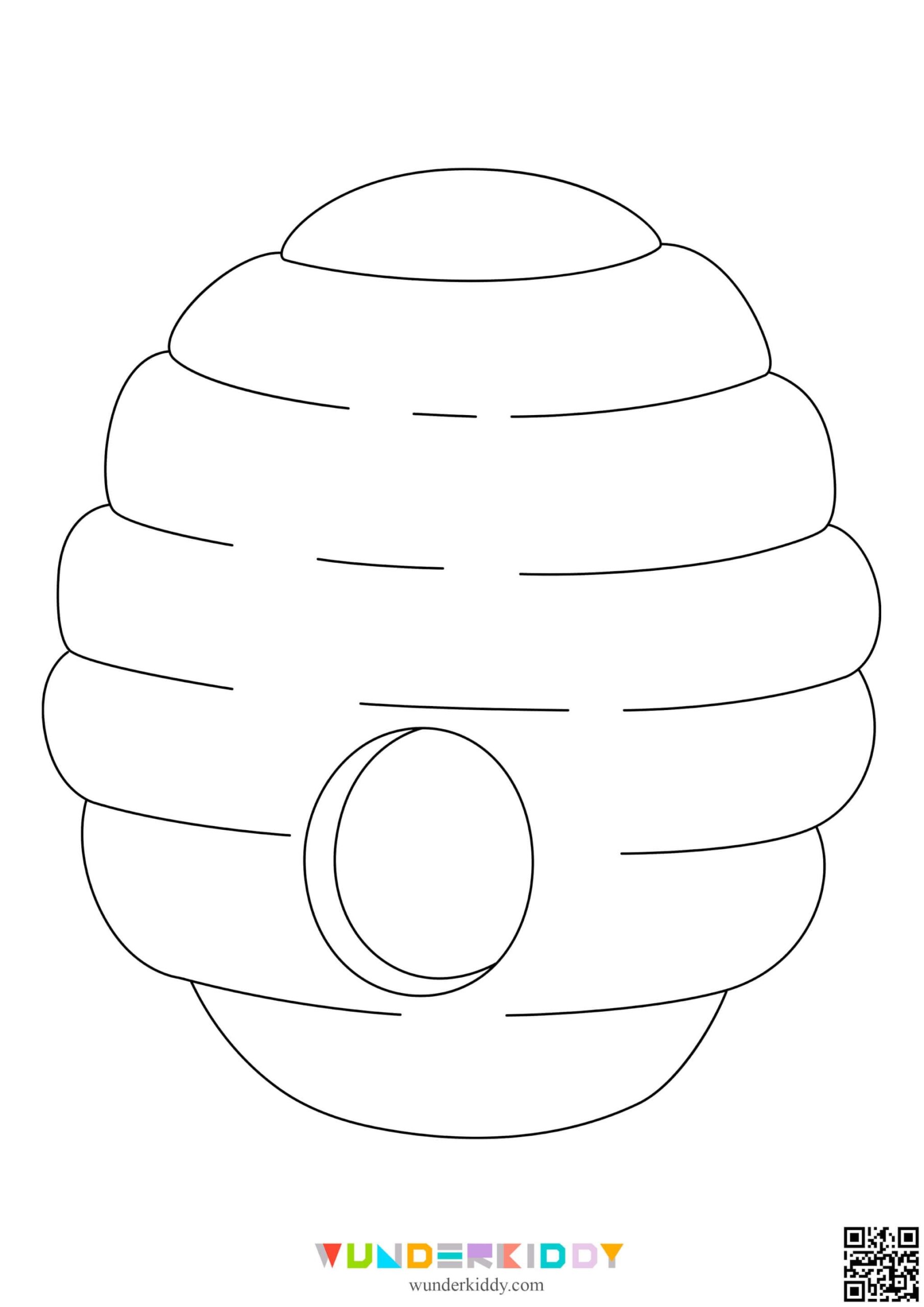 Free Printable Beehive Template For Preschool Crafts