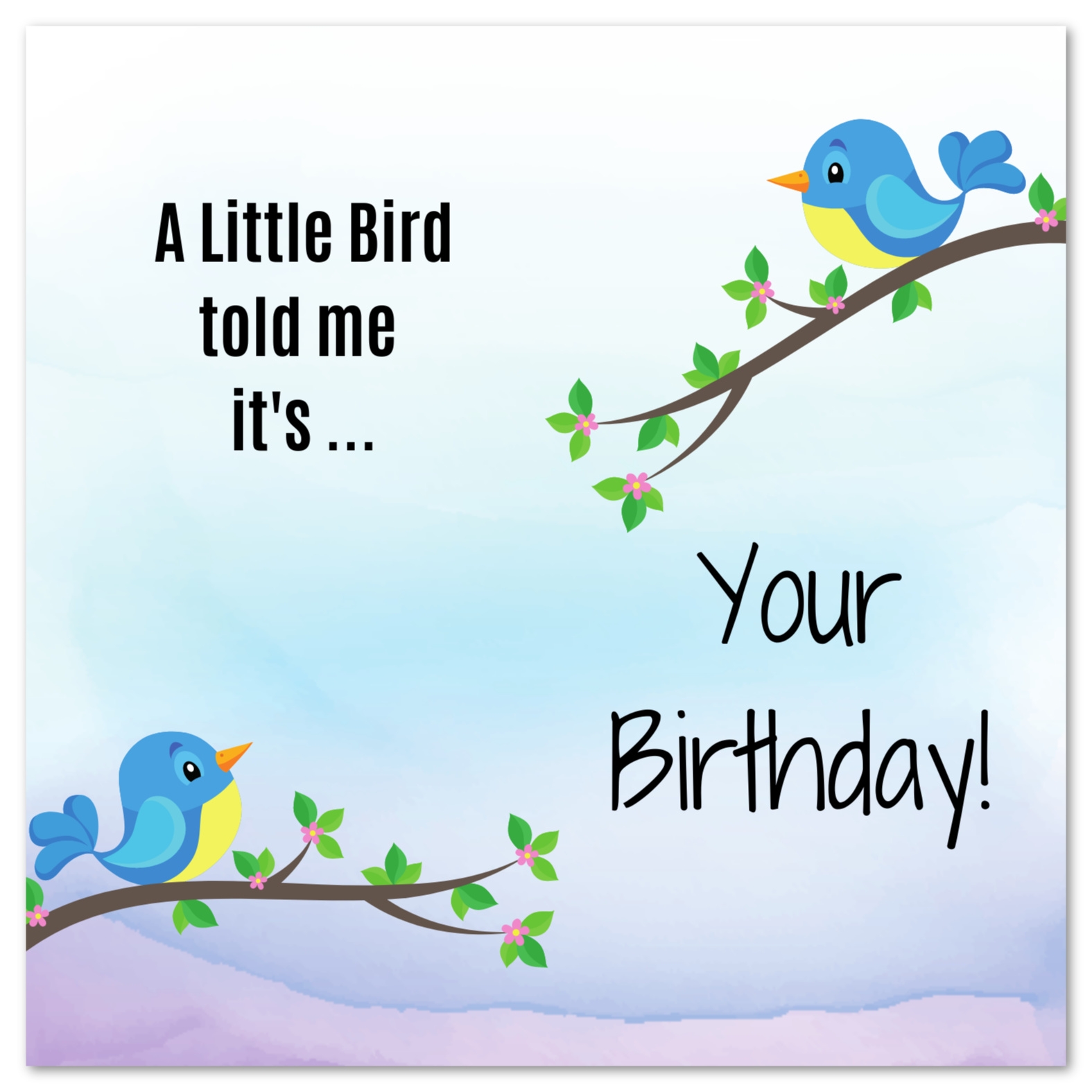 free happy birthday card printable pdf