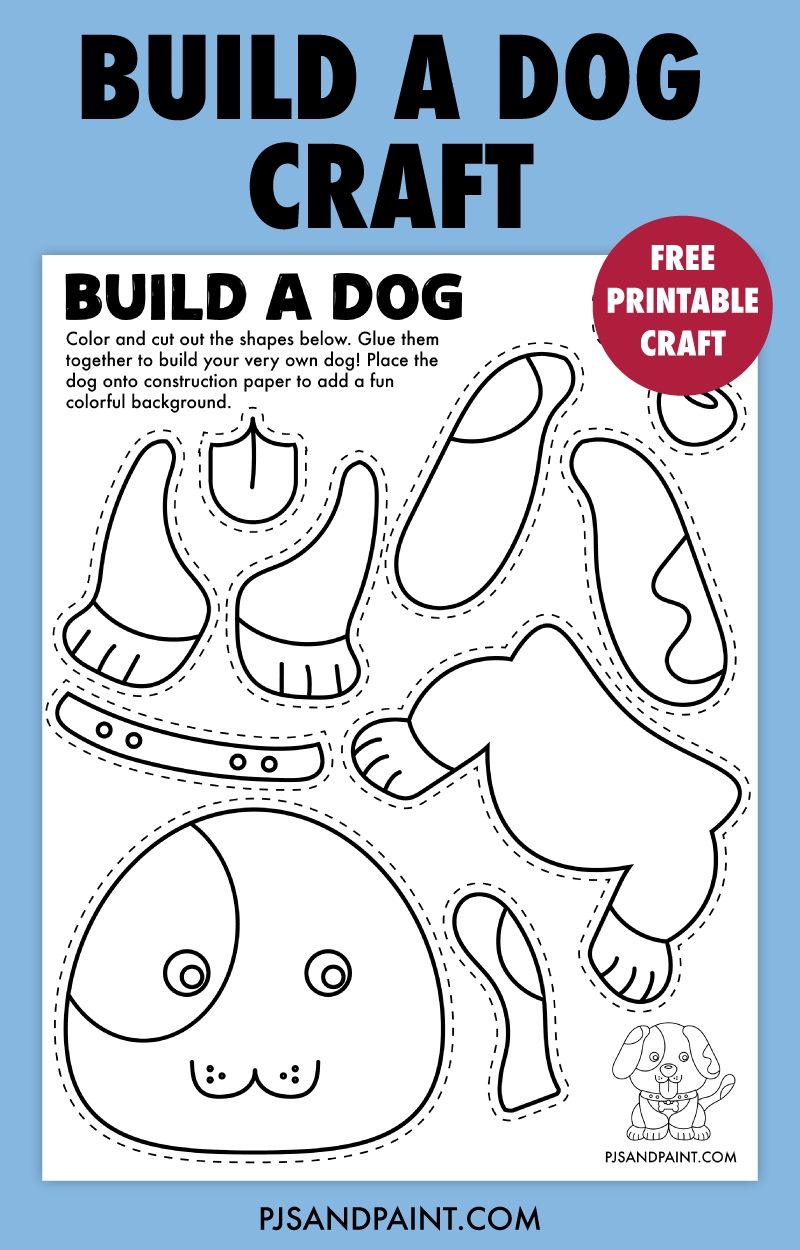 dog printable template