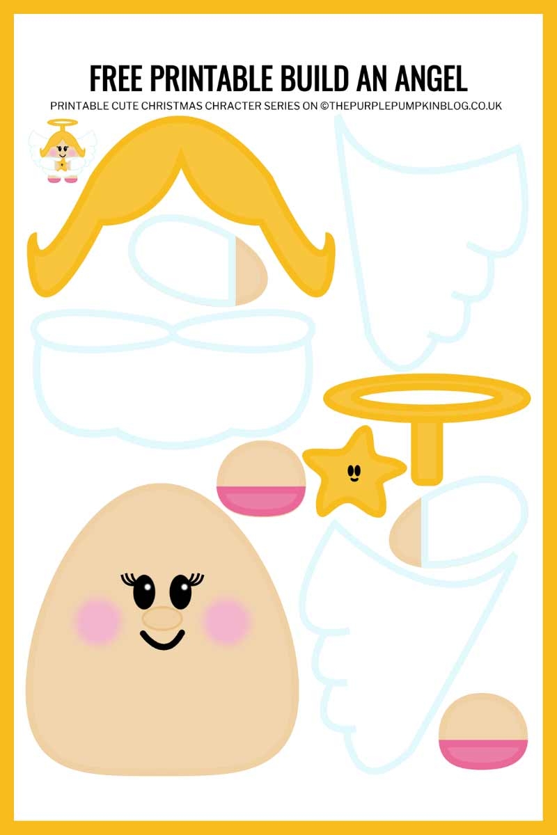 angel template printable