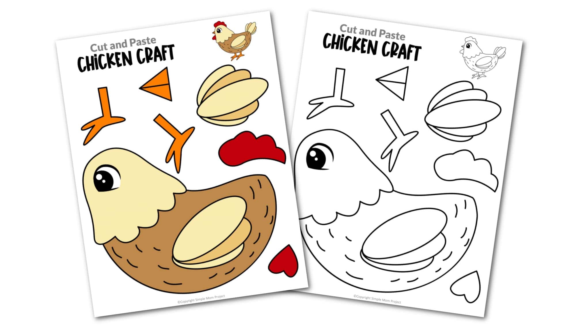 chicken printable template