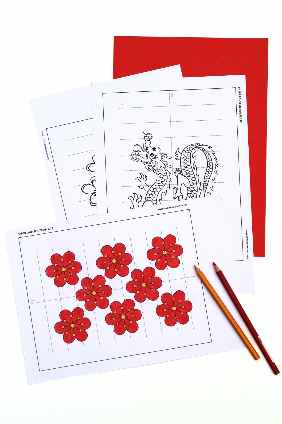 Free Printable Chinese Lantern Templates Gathering Beauty
