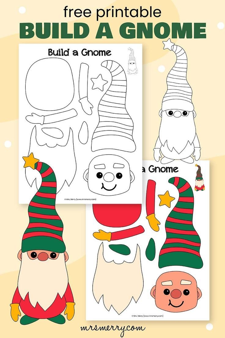 free printable gnome templates