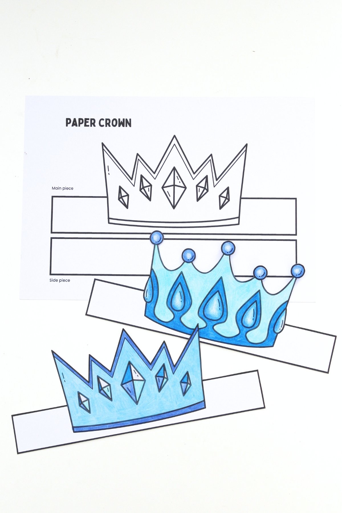 crown printable template