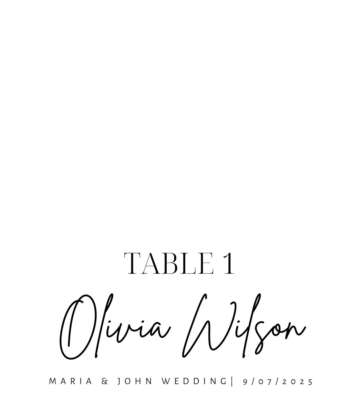 free printable place cards template