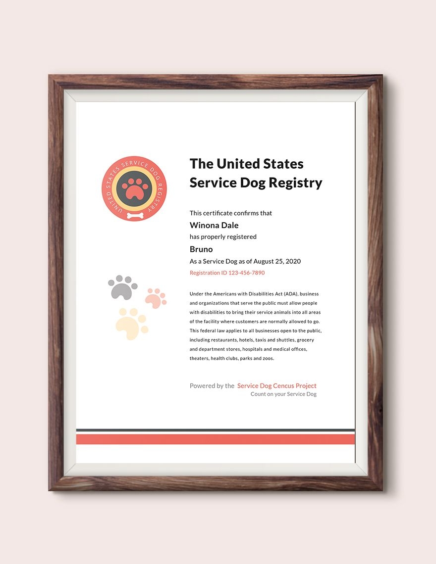 Free Printable Dog Certificate Templates To Customize Online