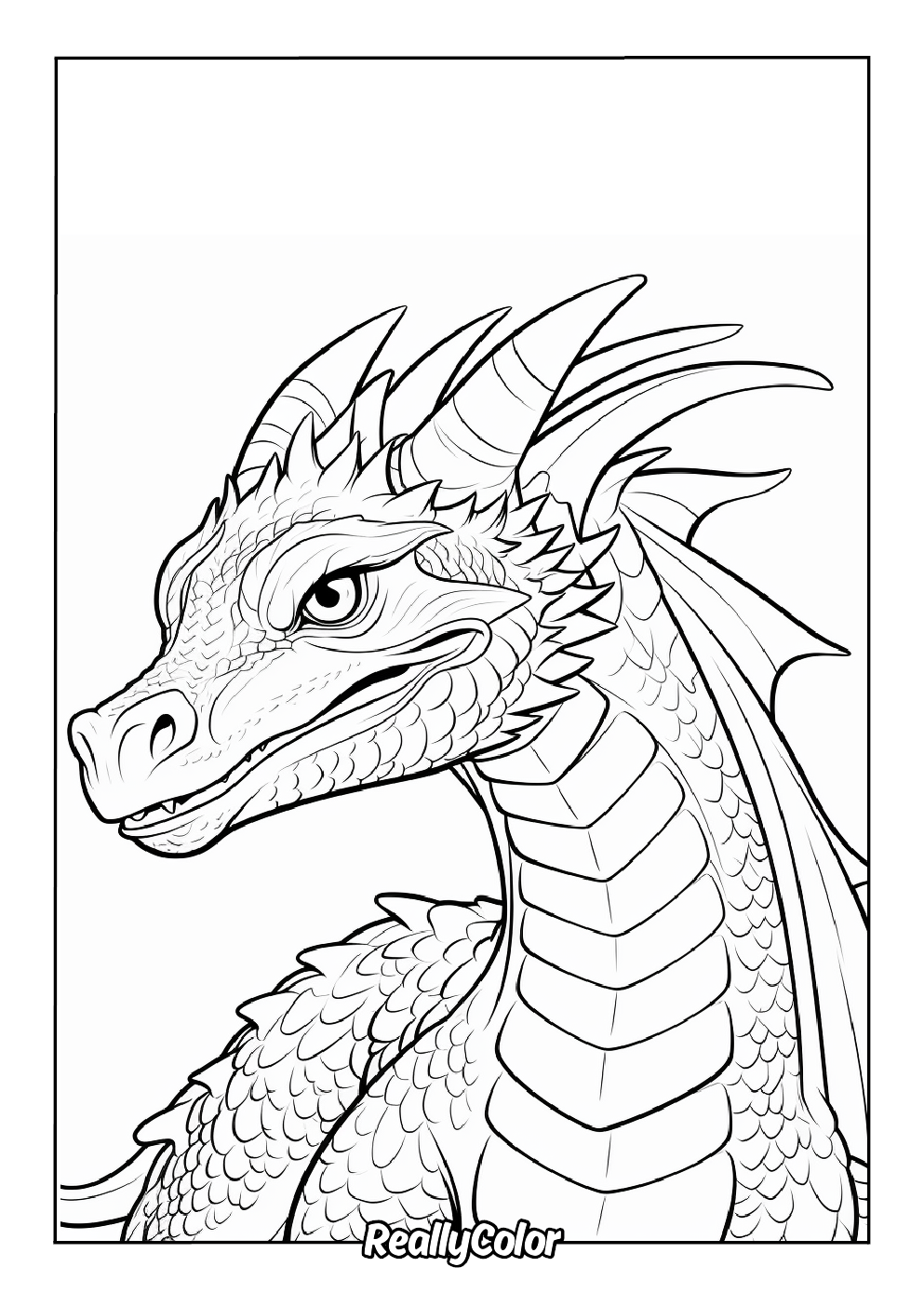 dragon printables coloring sheets