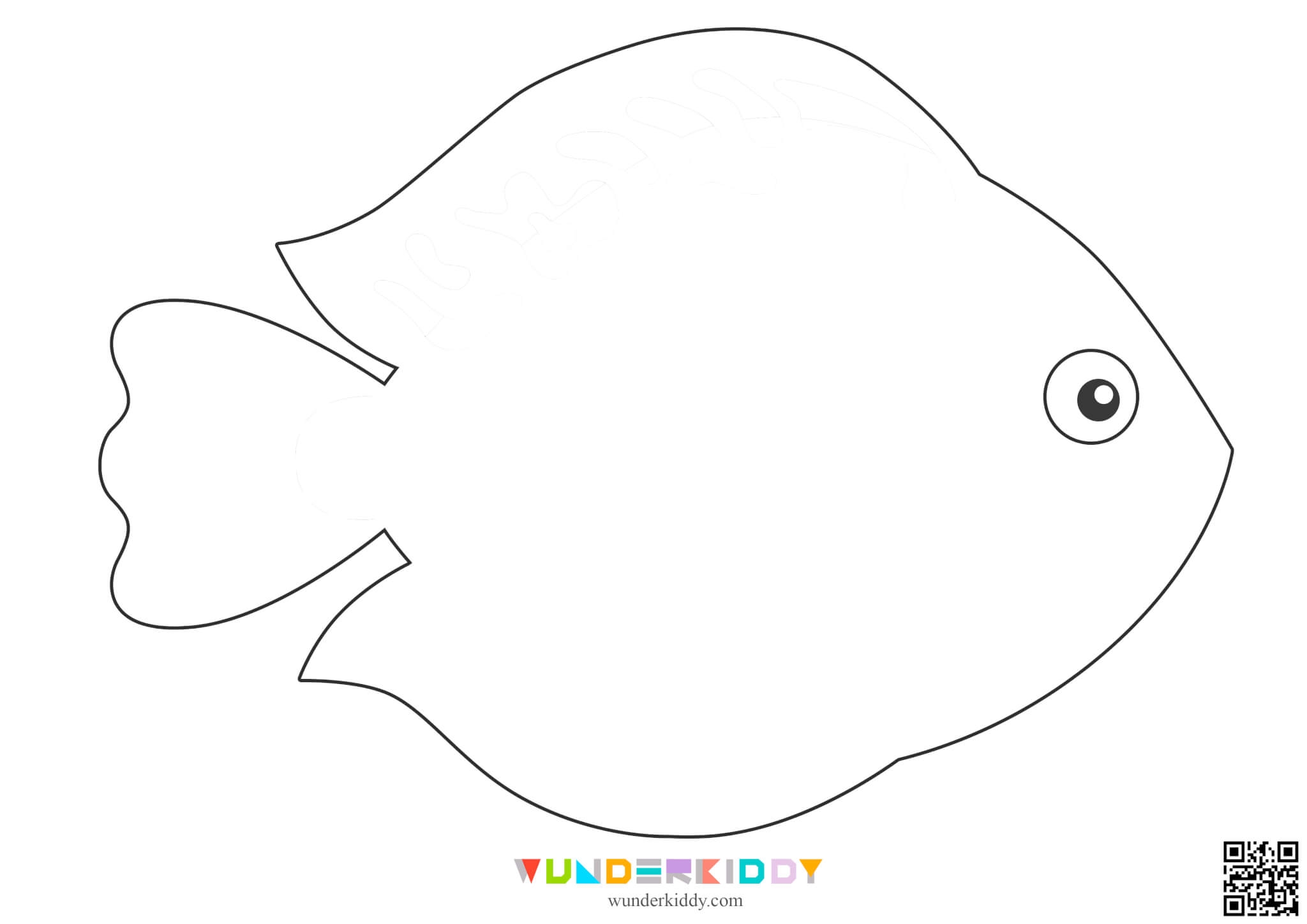 Free Printable Fish Outline Template Pages For Paper Crafts Free Printable Fish Outline Template Pages For Paper Crafts