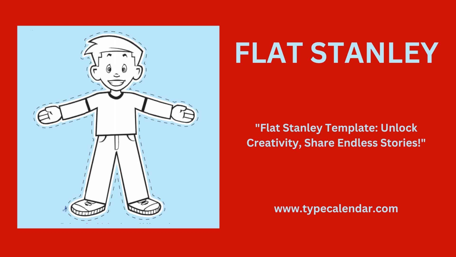 printable flat stanley template