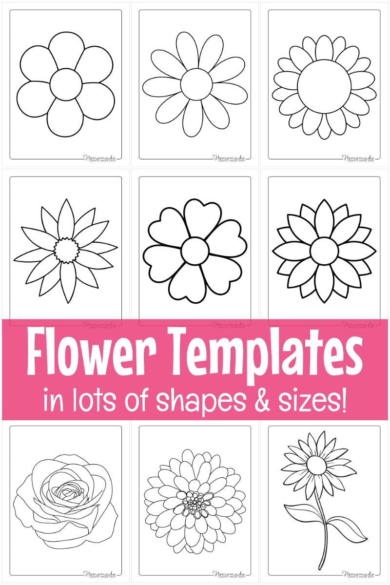 paper flower templates printable