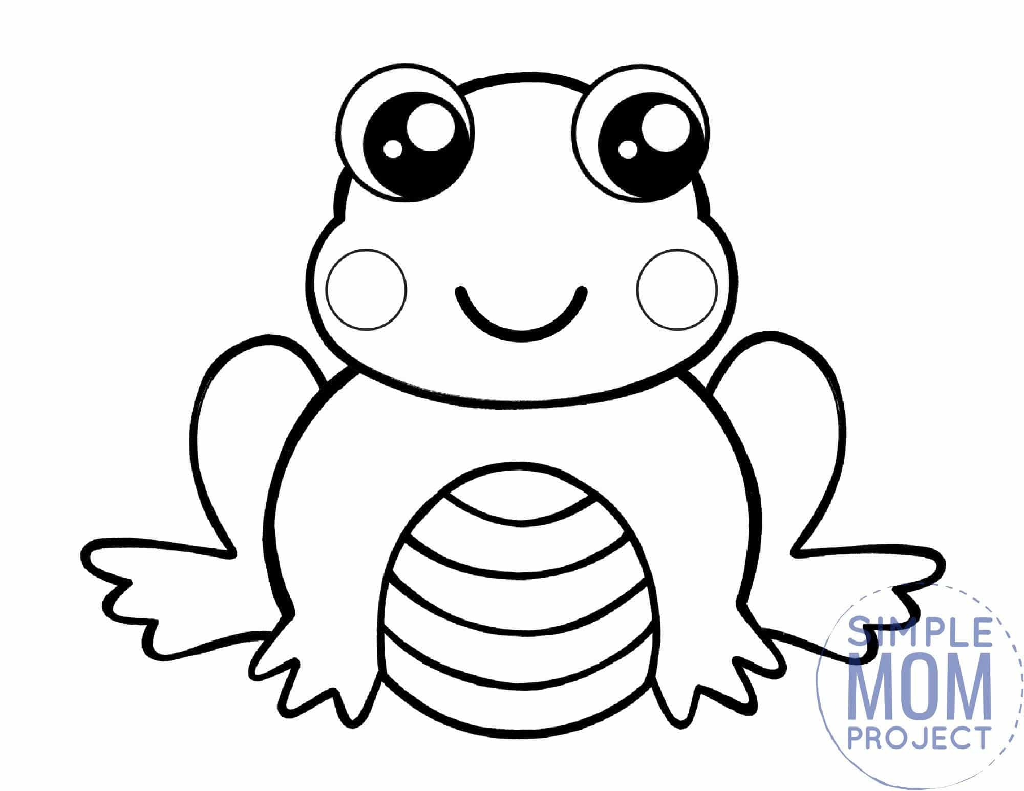 Free Printable Frog Template Simple Mom Project