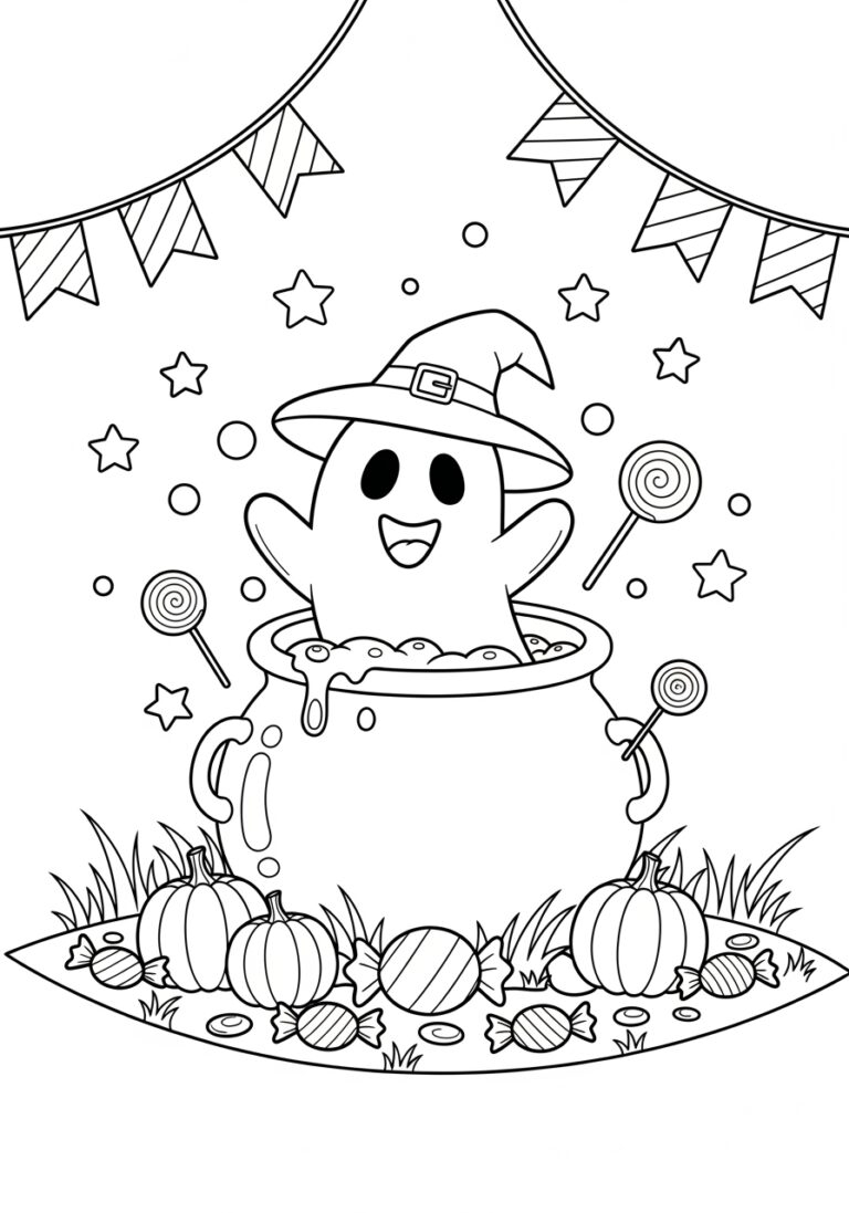 coloring pages for halloween