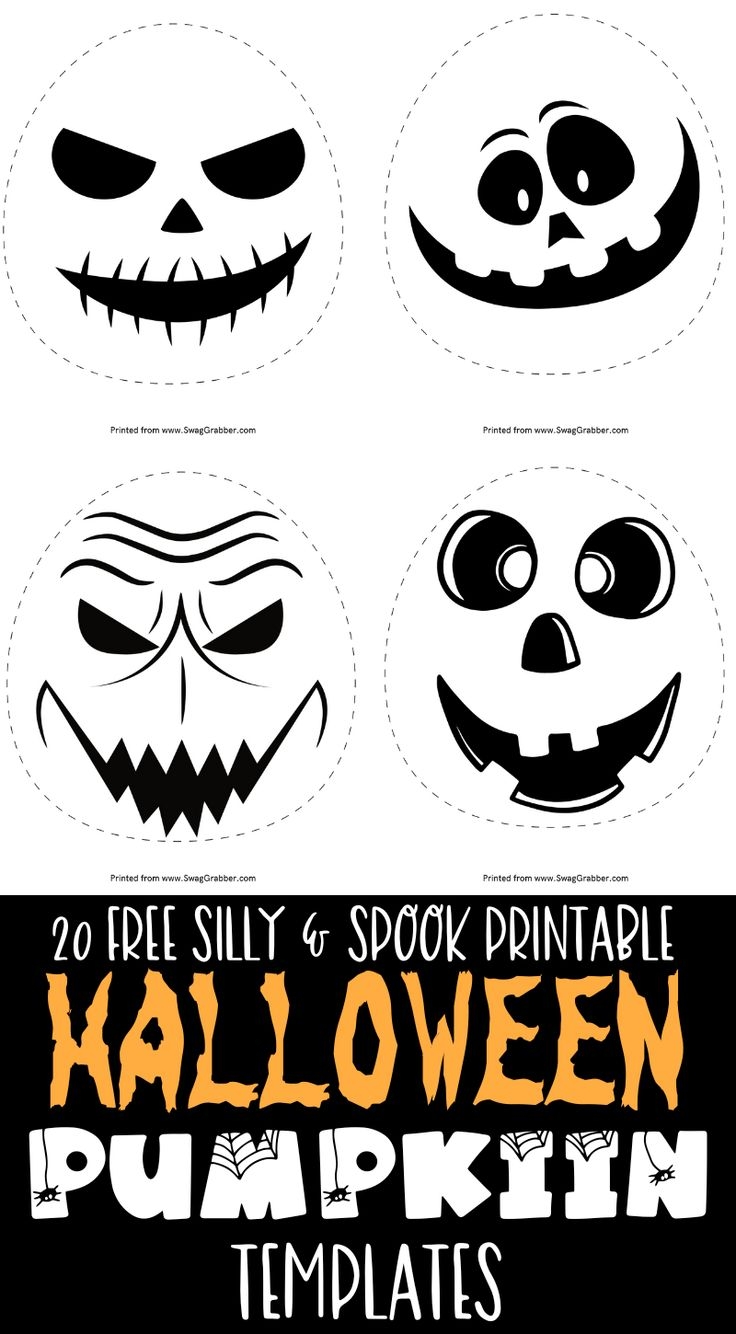 pumpkin face template free printable pdf