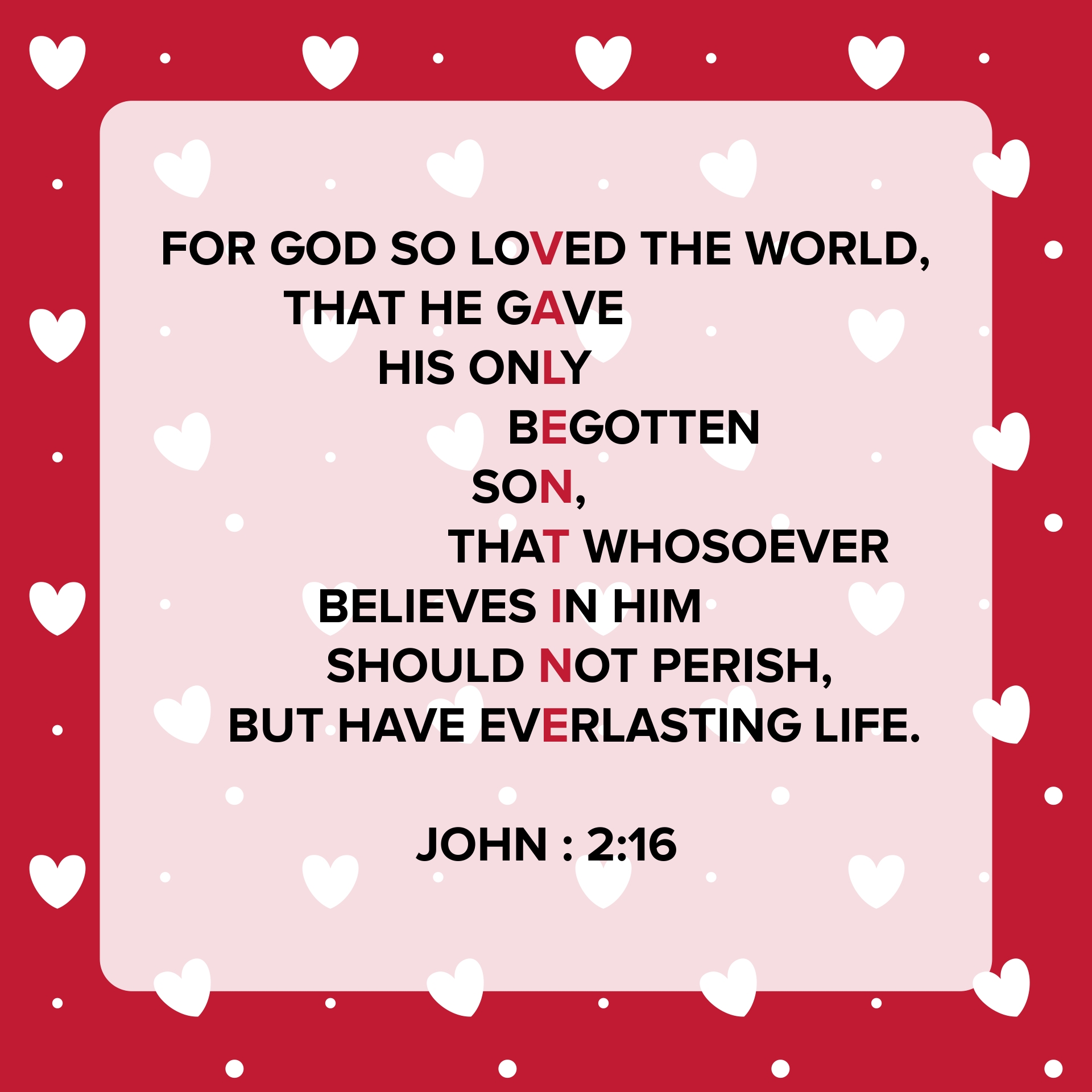 john 3:16 free printable pdf