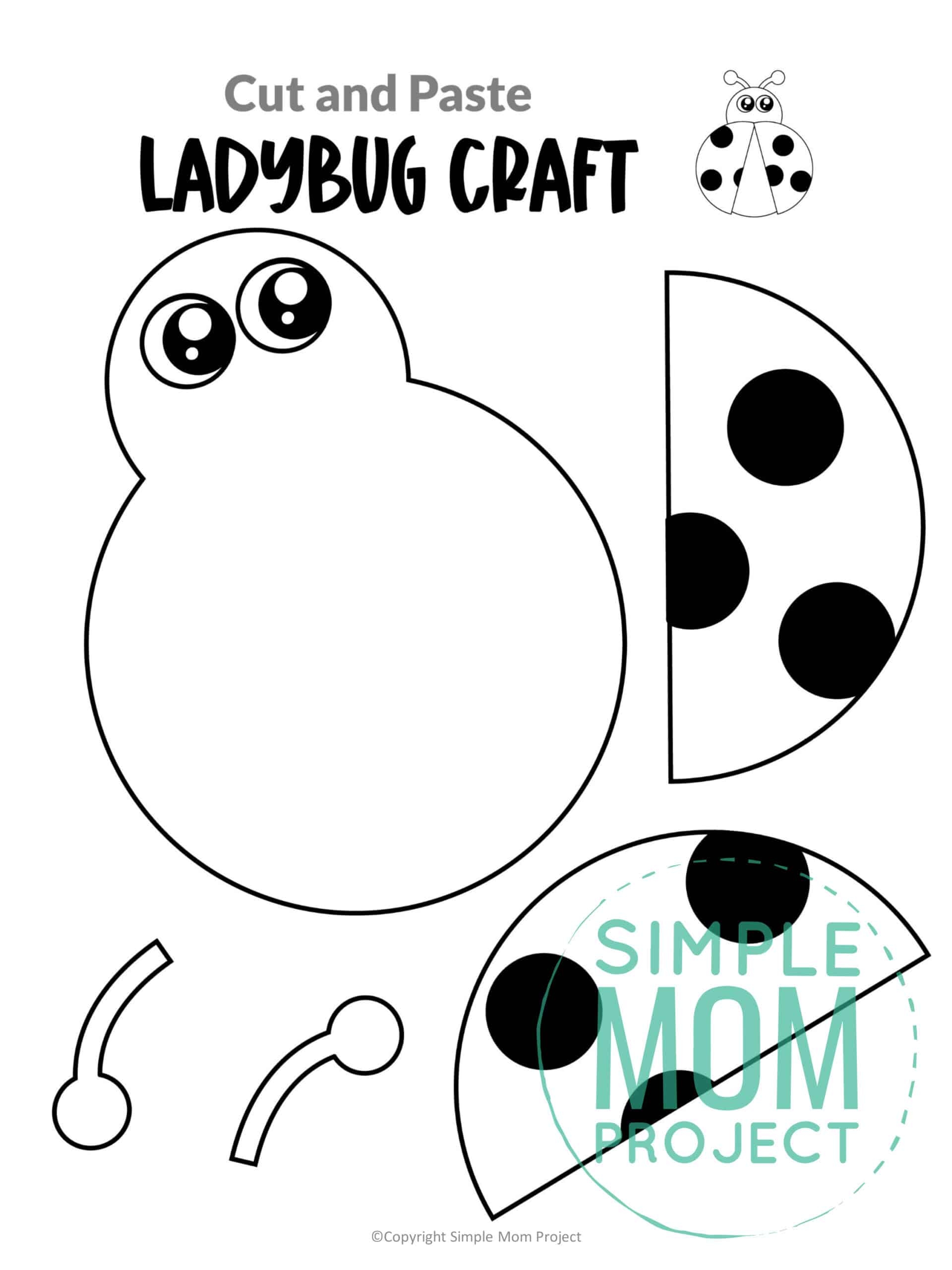 ladybug template printable