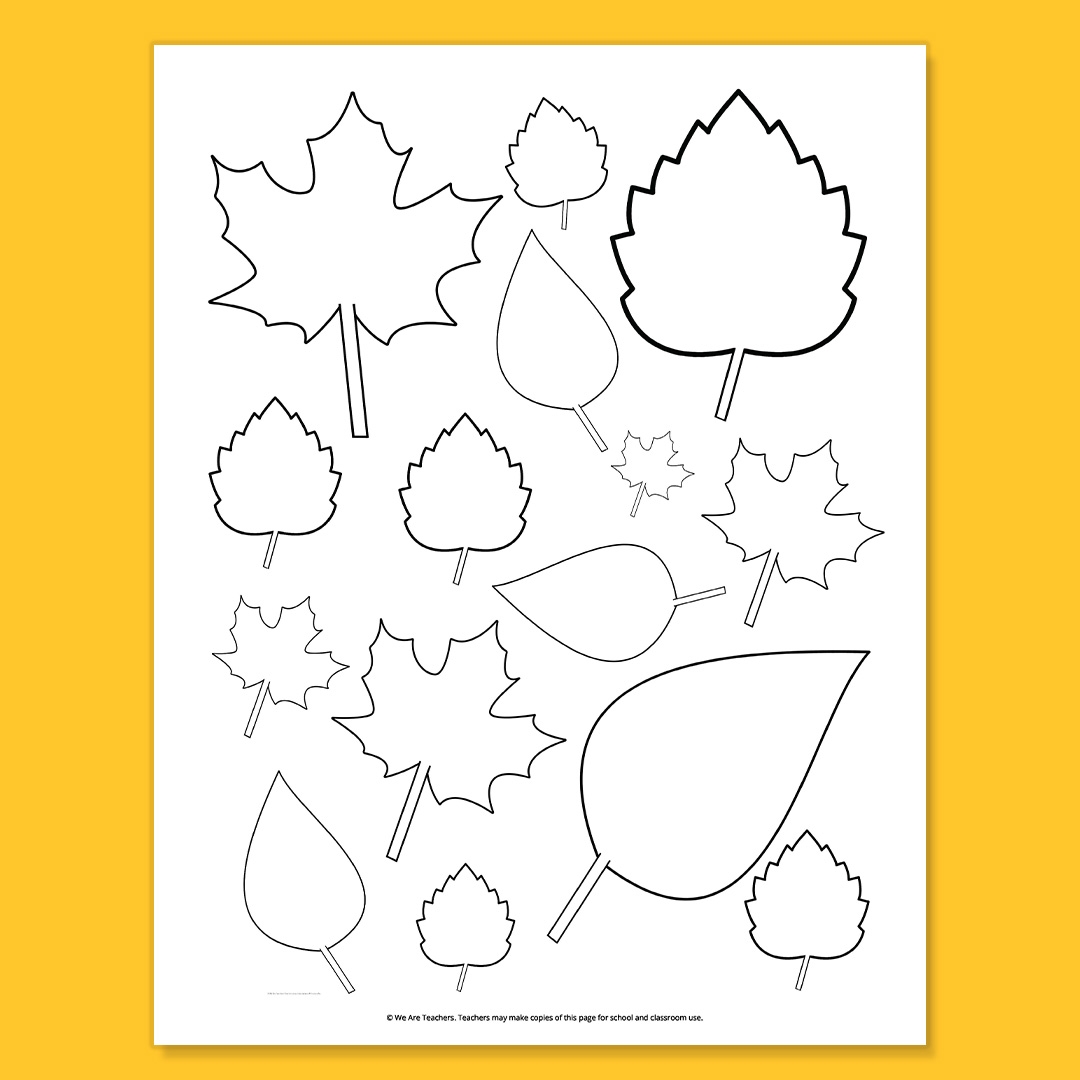 leaf templates printable free