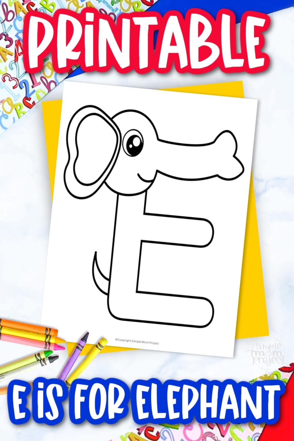 letter e printable