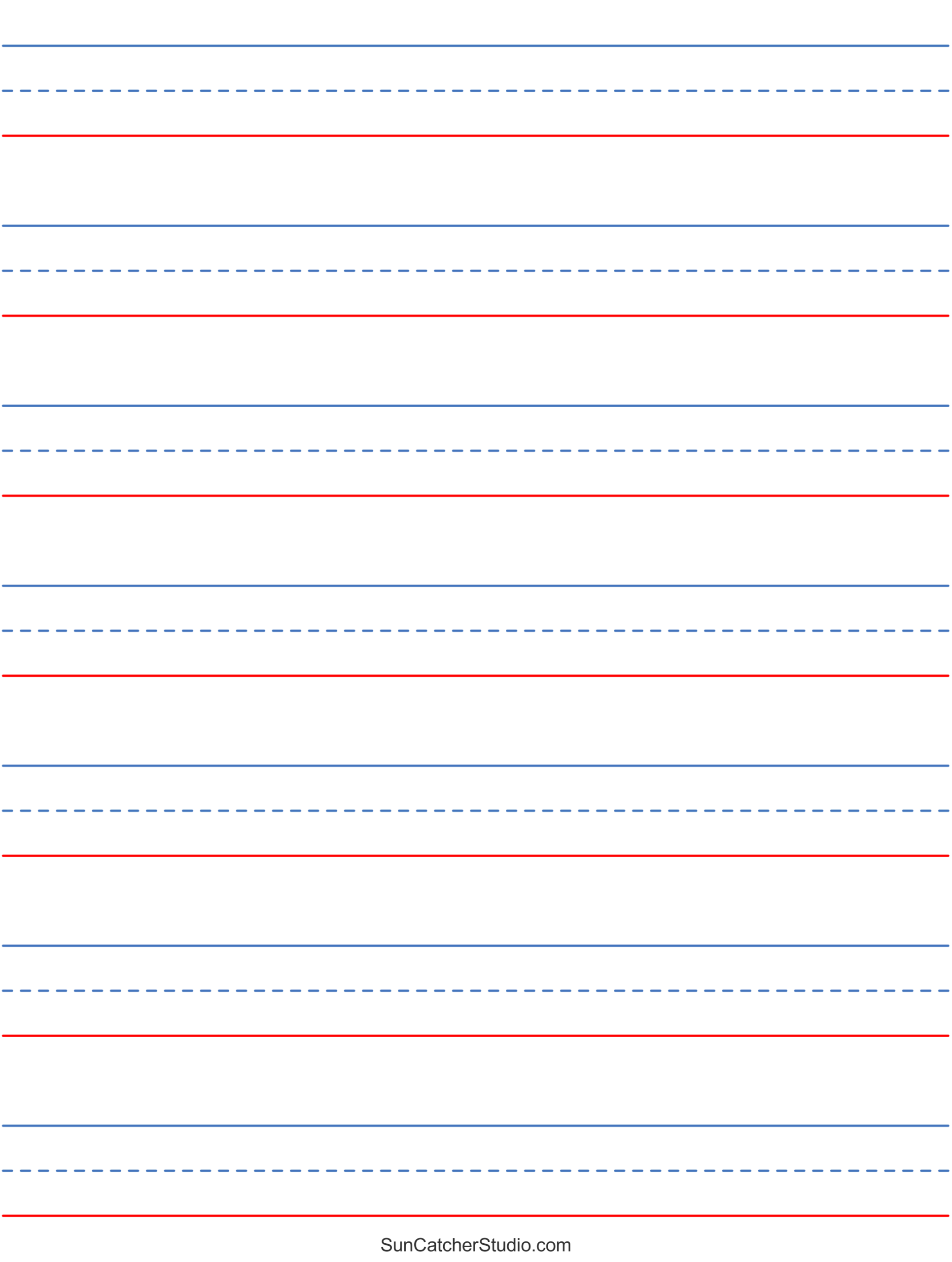 Free Printable Lined Paper Handwriting Notebook Templates Free Printables Lettering SVG Files Tools Apps