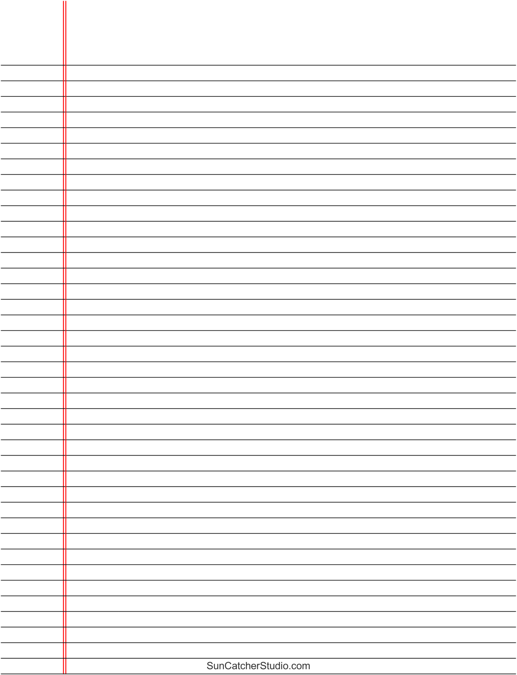 Free Printable Lined Paper Handwriting Notebook Templates Free Printables Lettering SVG Files Tools Apps