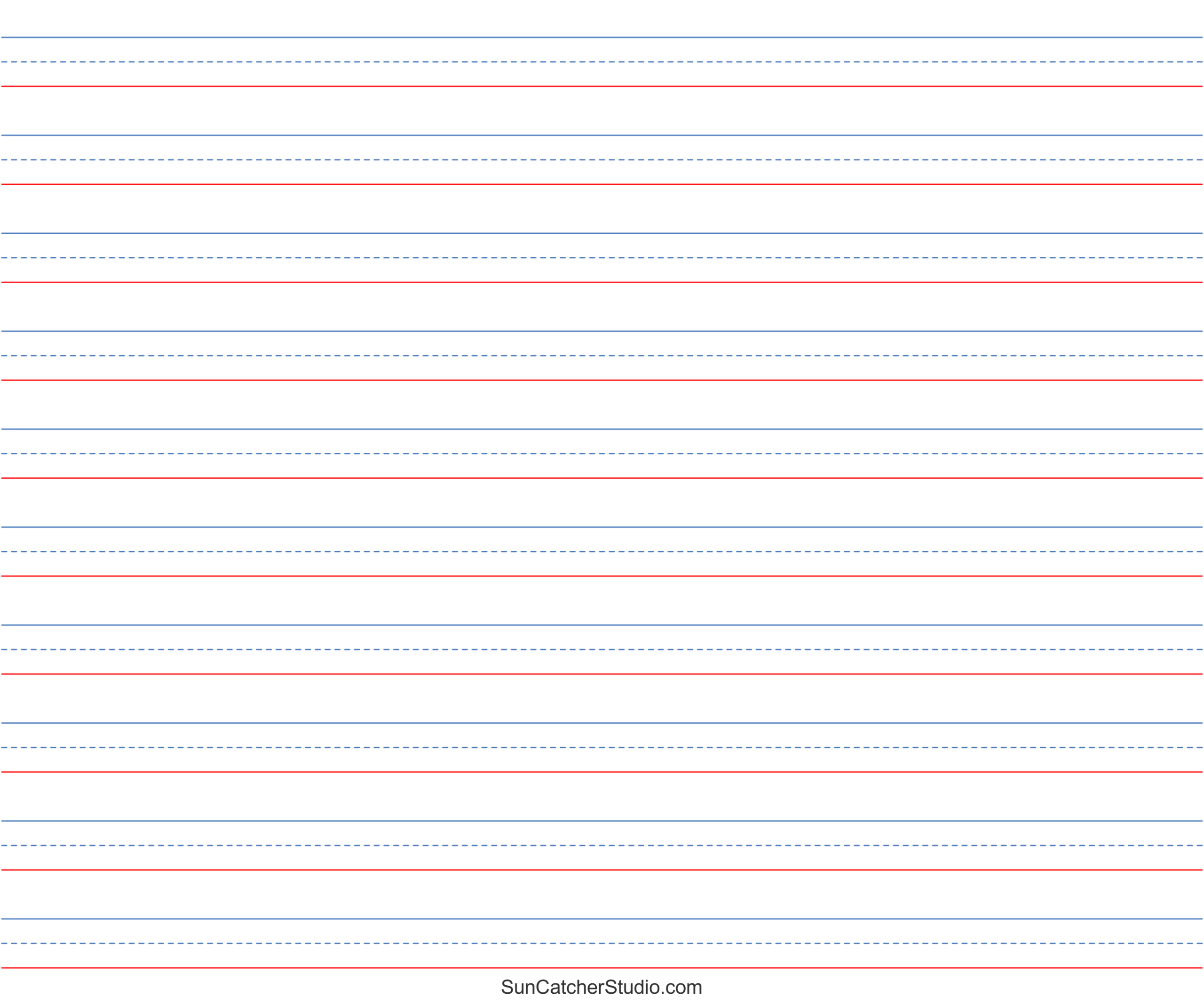 Free Printable Lined Paper Handwriting Notebook Templates Free Printables Lettering SVG Files Tools Apps
