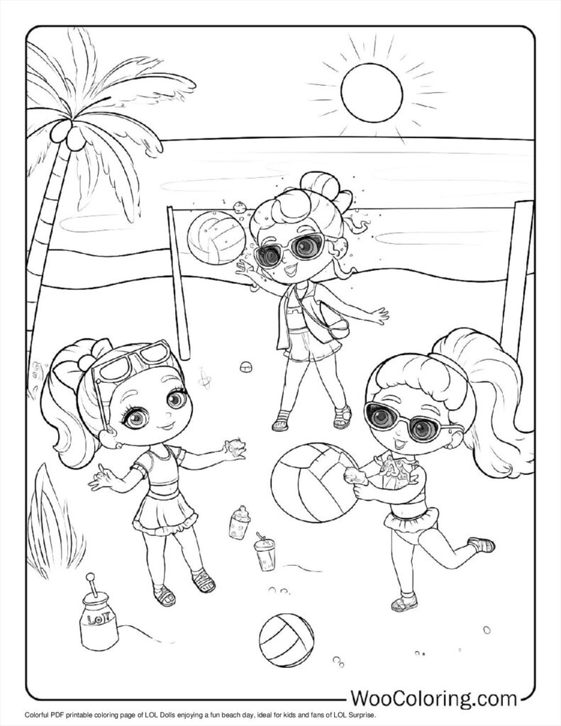 Free Printable Lol Dolls Pictures To Print And Colour Lol Dolls Pics To Colour Lol Doll