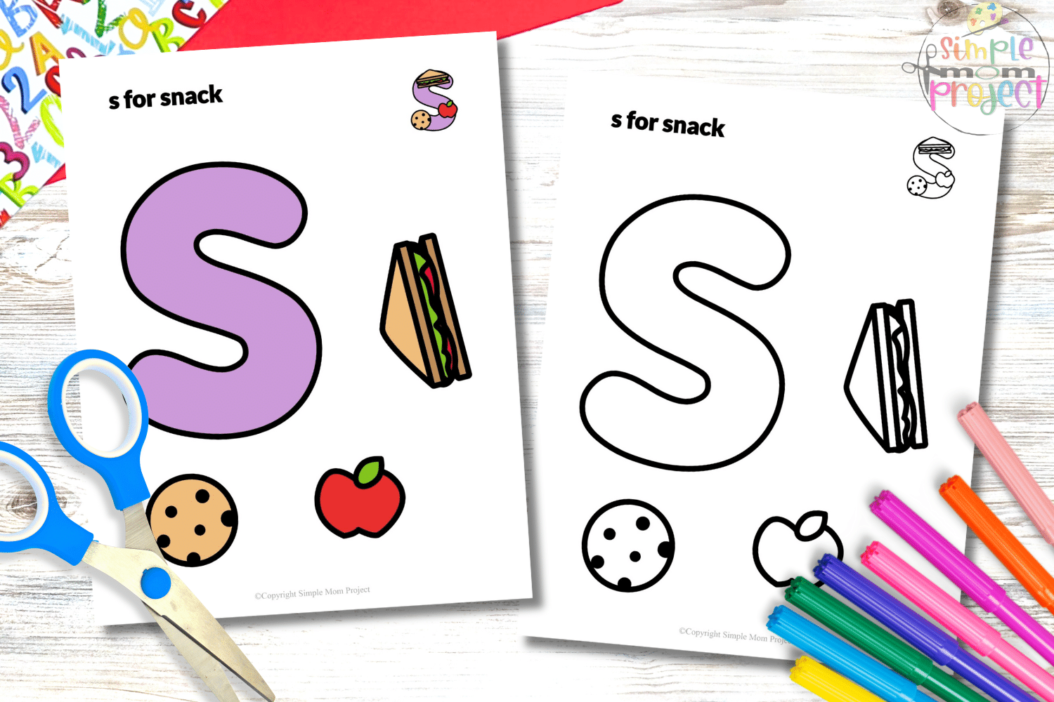letter s template printable
