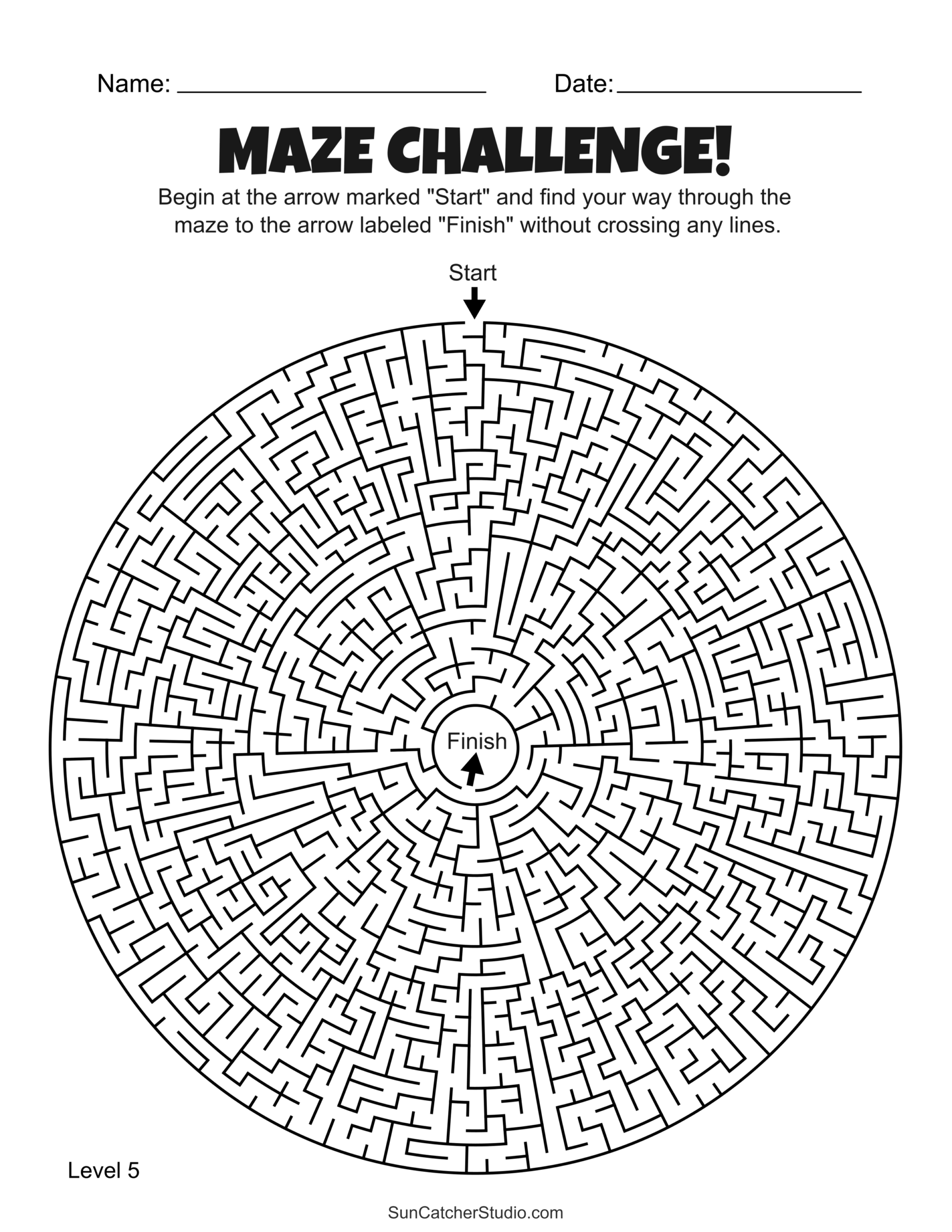 Free Printable Maze Activities And Puzzle Worksheets For Kids Free Printables Lettering SVG Files Tools Apps