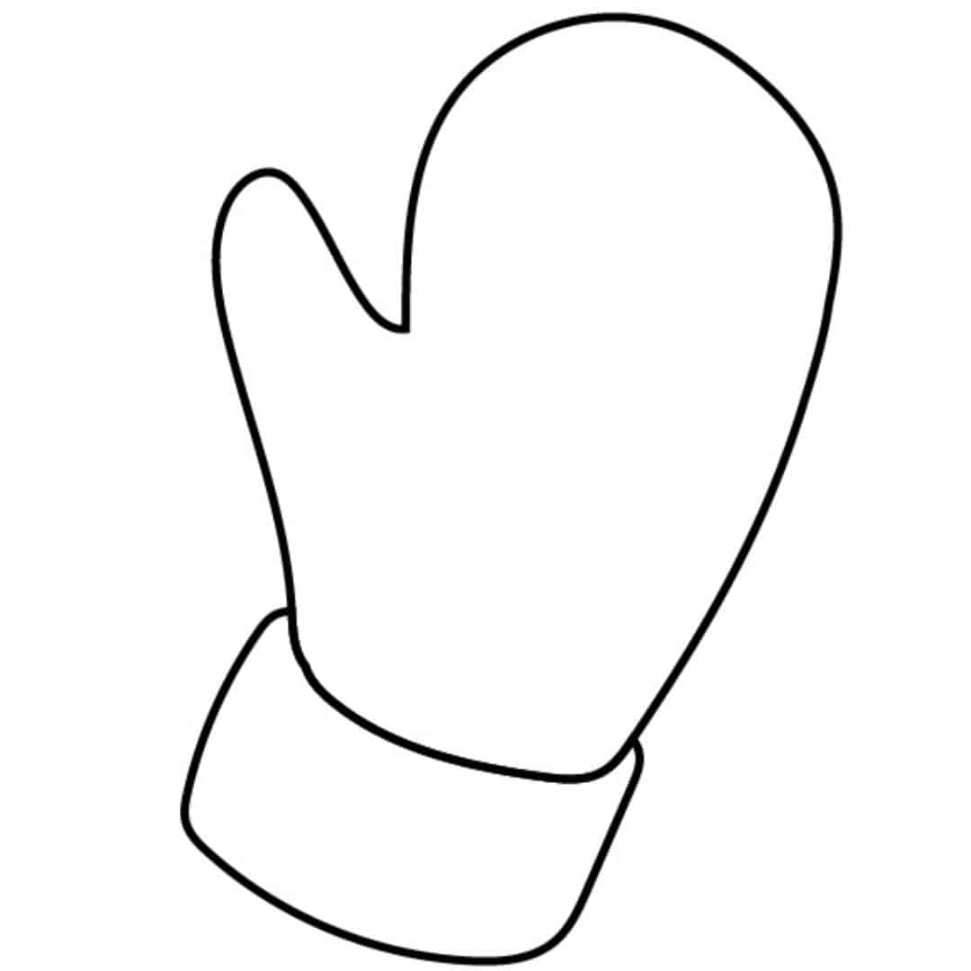 Free Printable Mitten Template Journey To SAHM