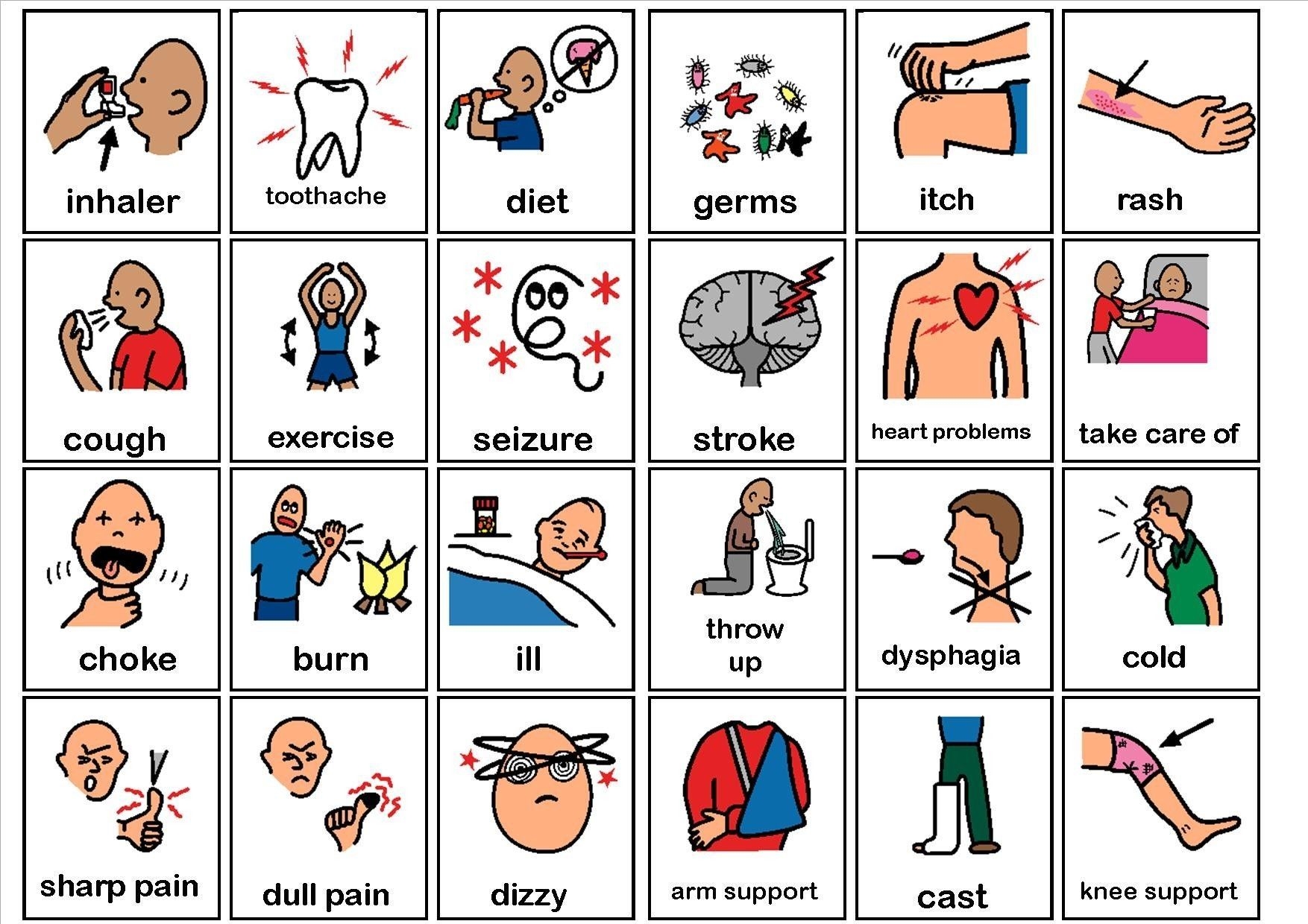 Free printable pecs communication 6C6 Worksheets Library