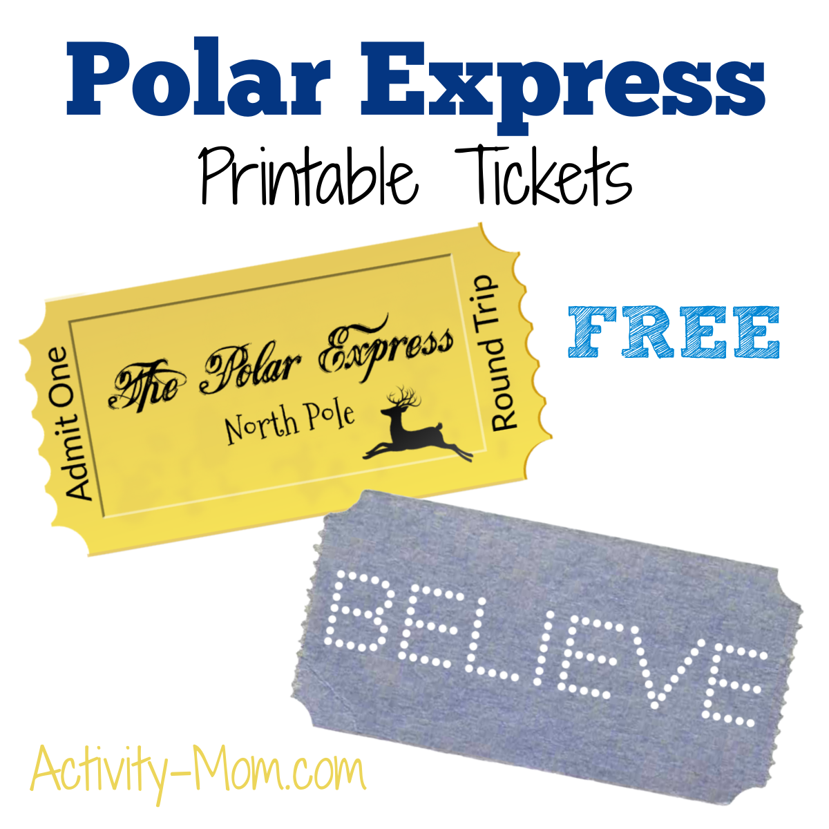 printable polar express ticket printable pdf