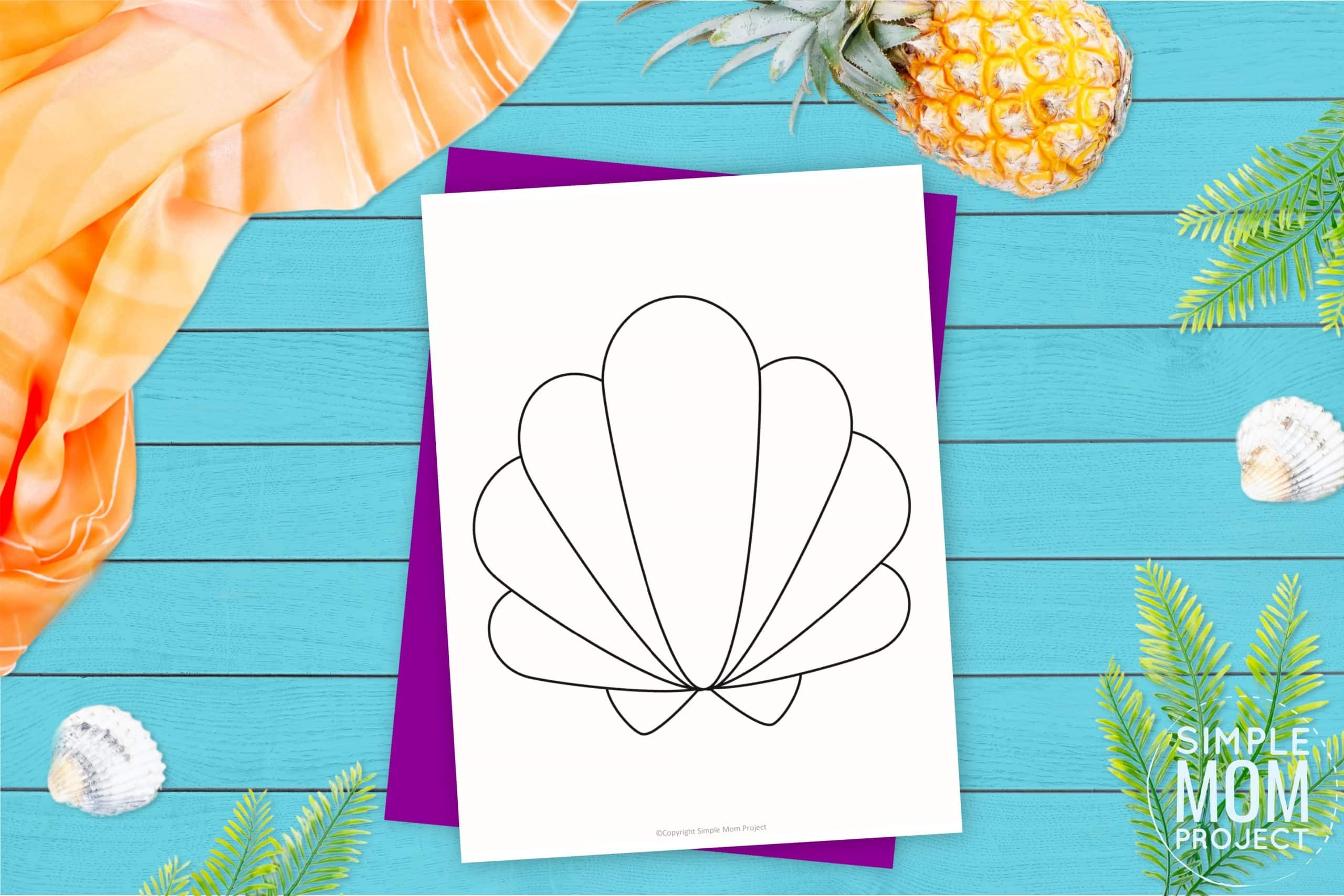 shell template printable