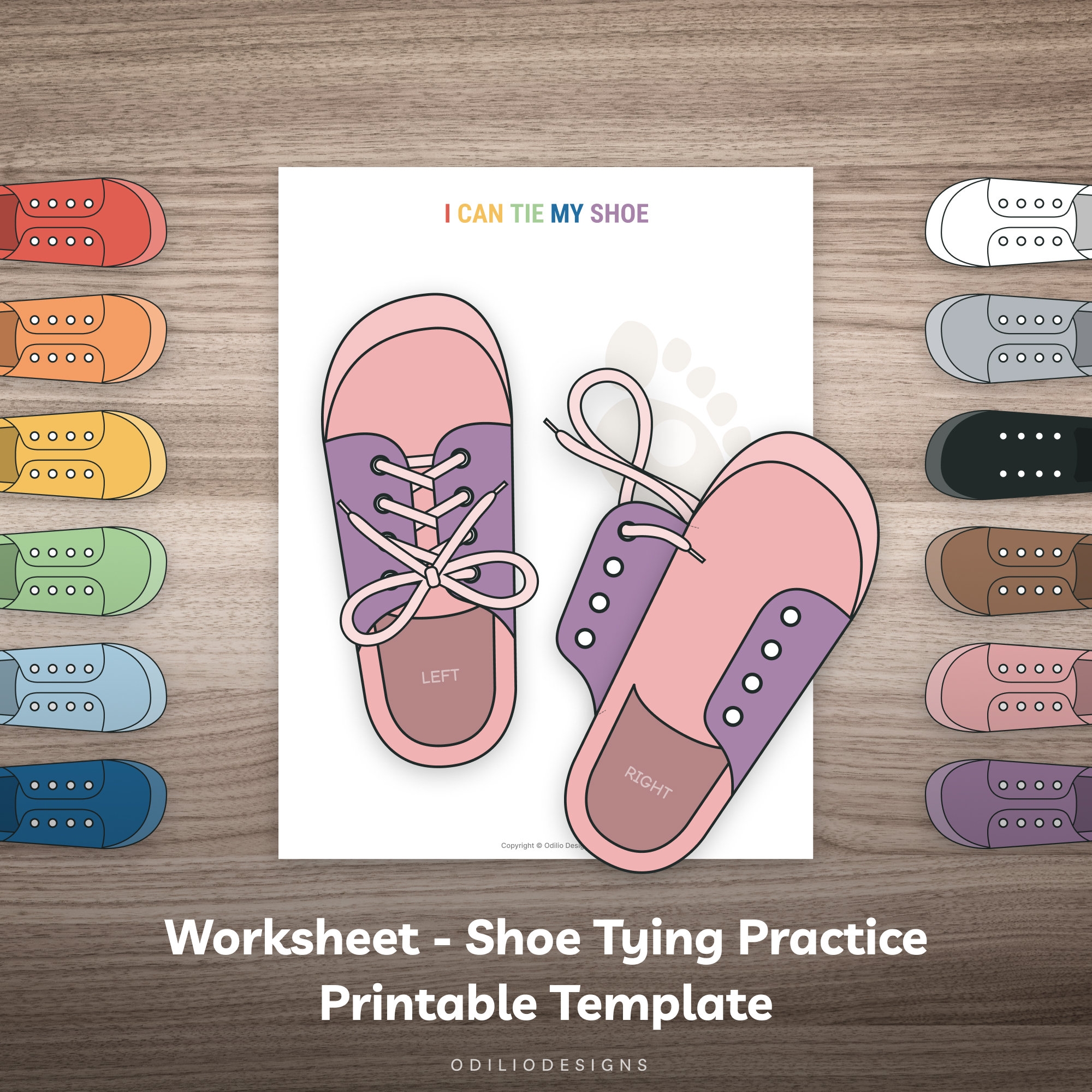 printable shoes template