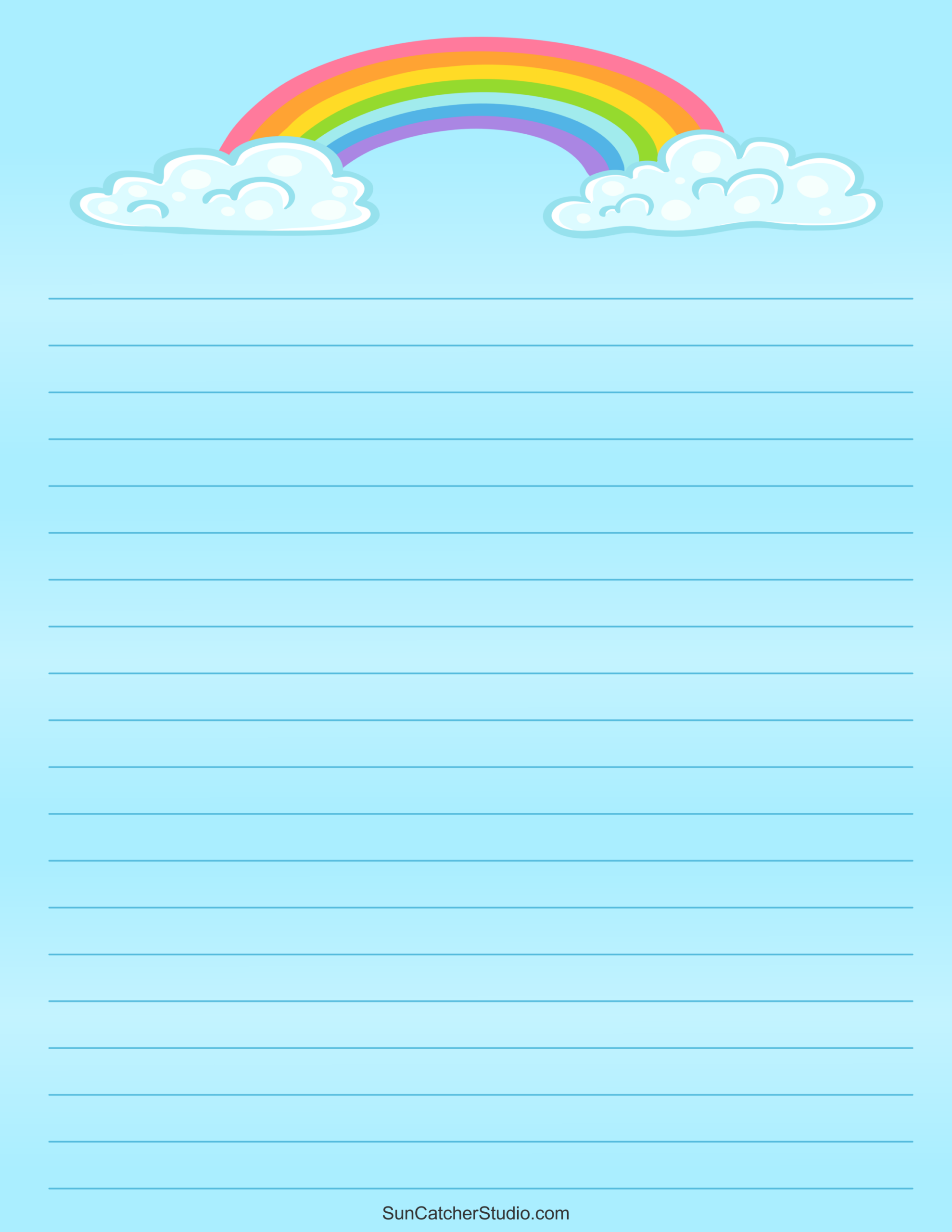 free printable lined stationery pdf