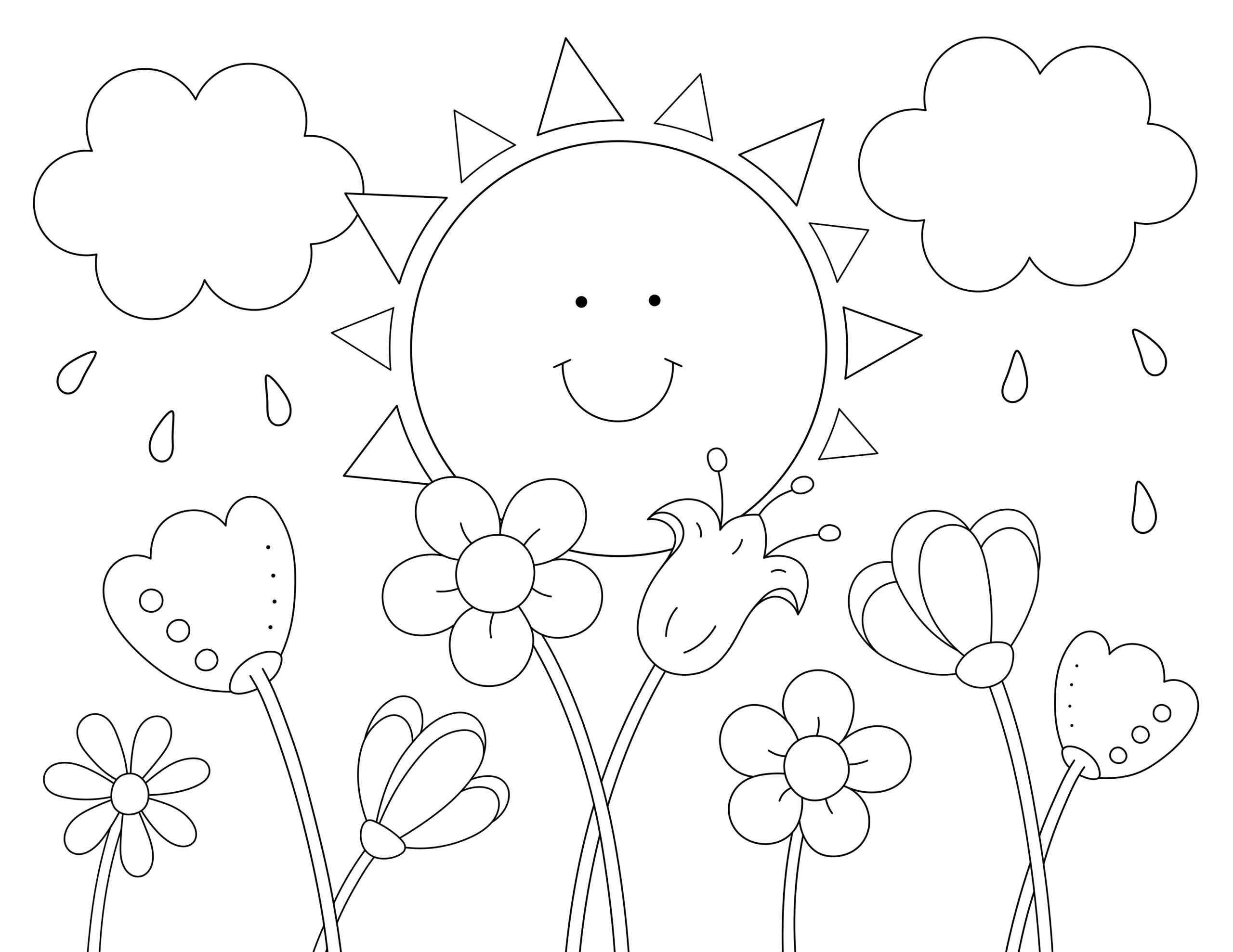 colouring pages for preschool