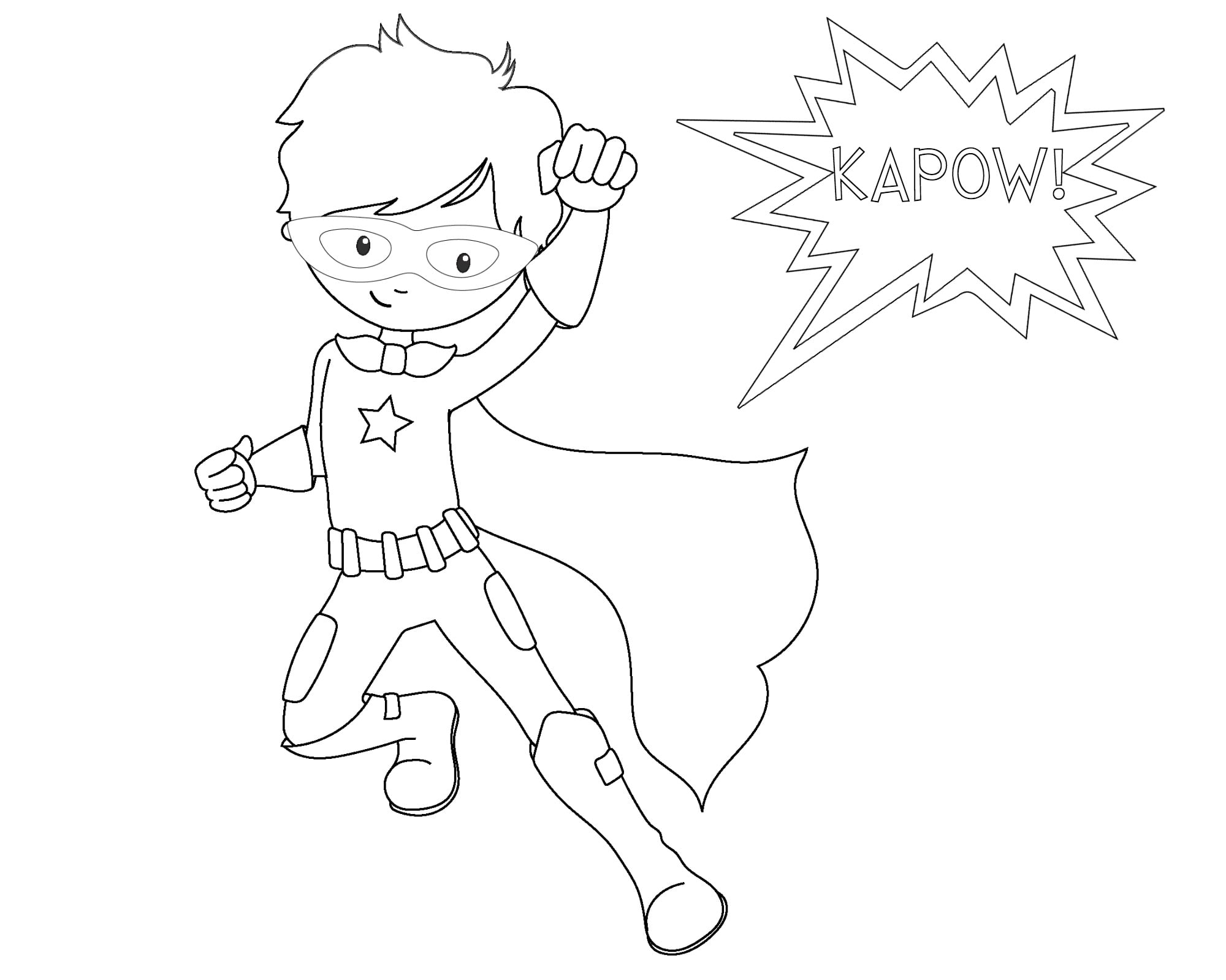 superhero printables free pdf