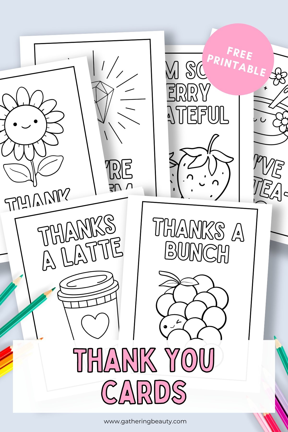 thank you color pages