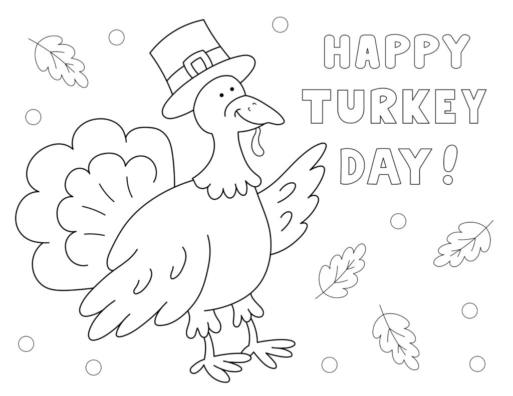 printable thanksgiving coloring