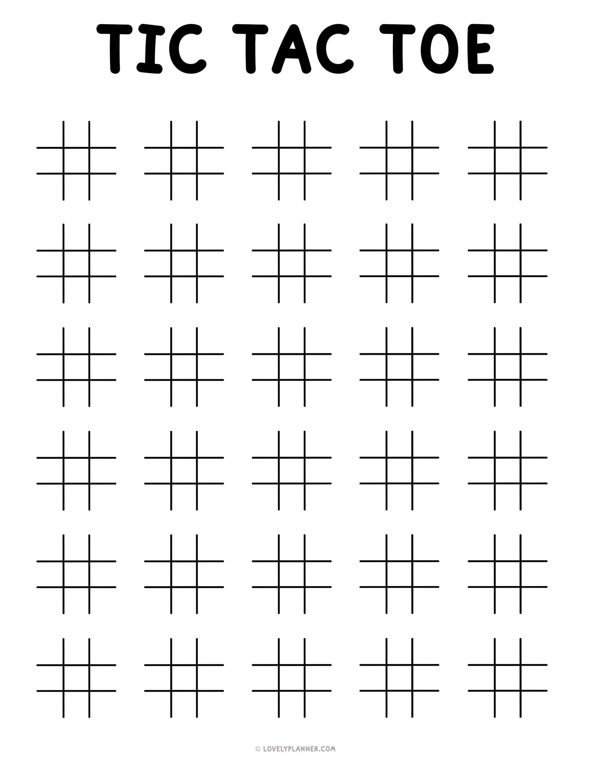 Free Printable Tic Tac Toe Game Lovely Planner Free Printable Tic Tac Toe Game Lovely Planner