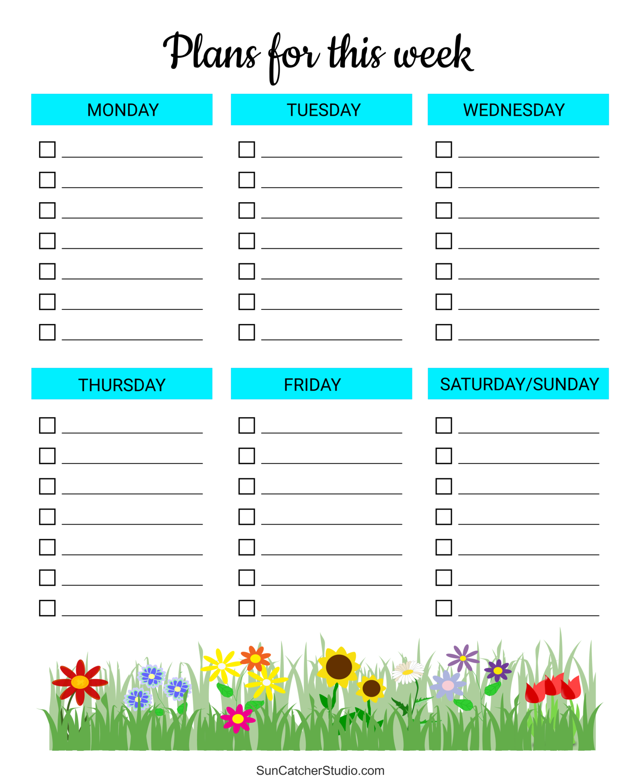 free printable planner pdf