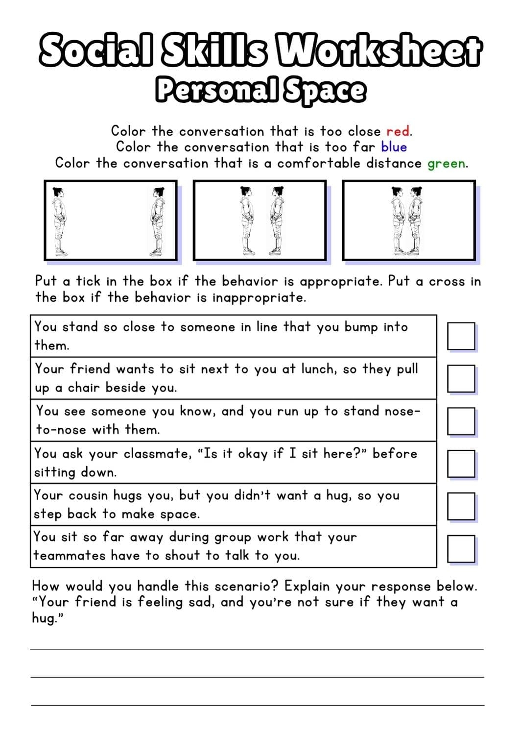 Free Social Skills Worksheets 2026 