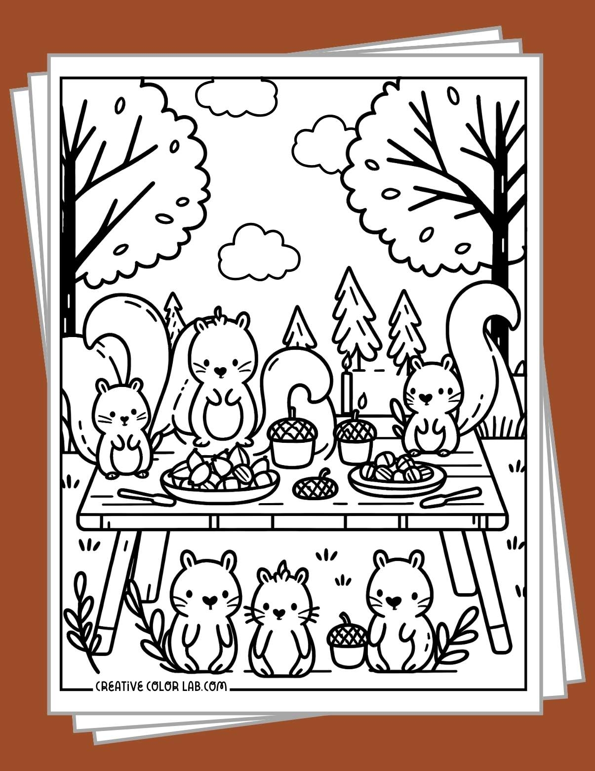 printable thanksgiving coloring page