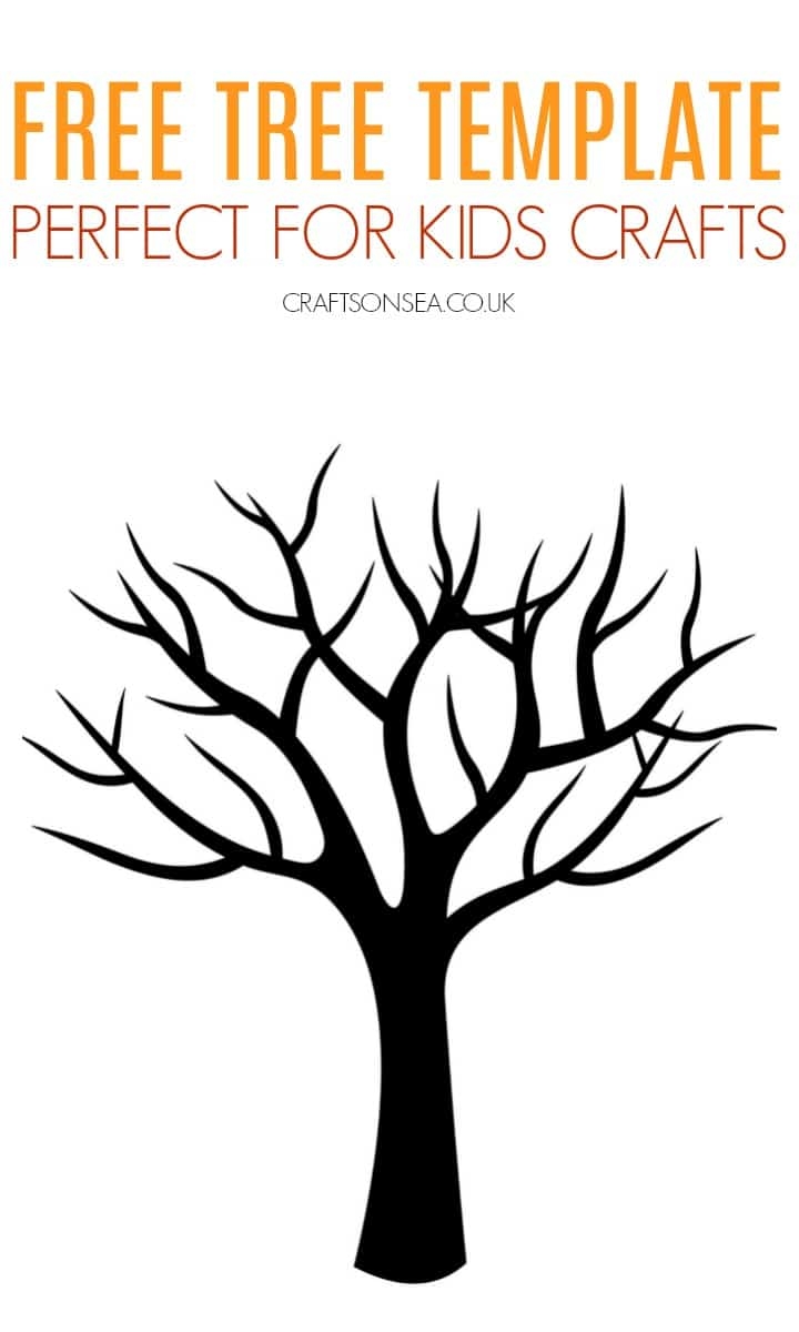 printable fall tree template
